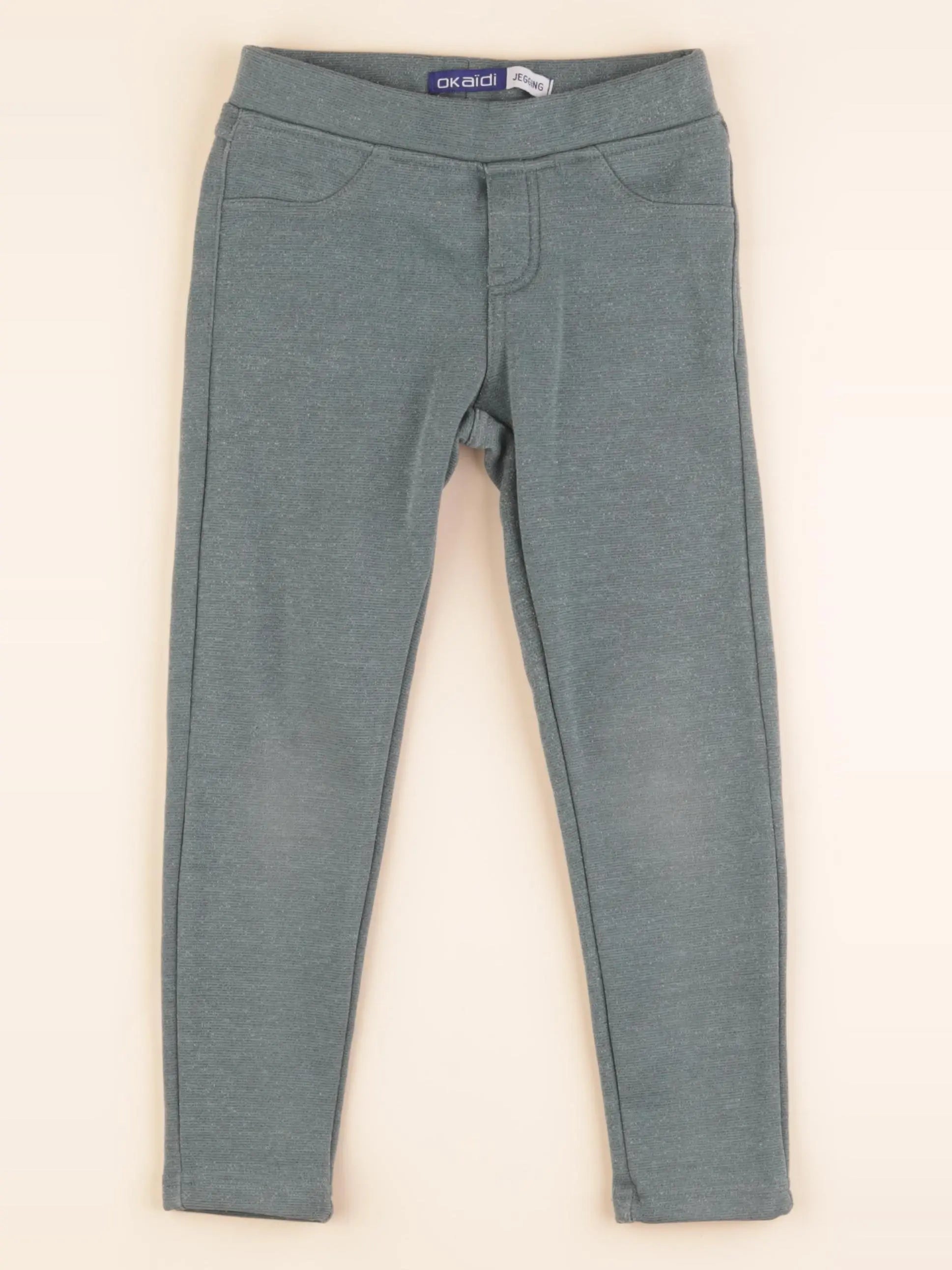 Okaidi - jegging vert - 5 ans