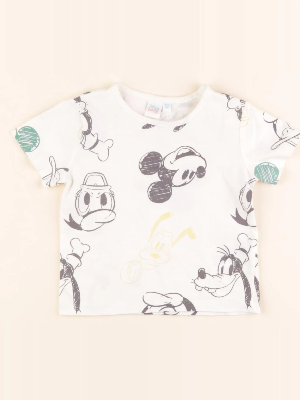 Vertbaudet - tee-shirt blanc - 18 mois