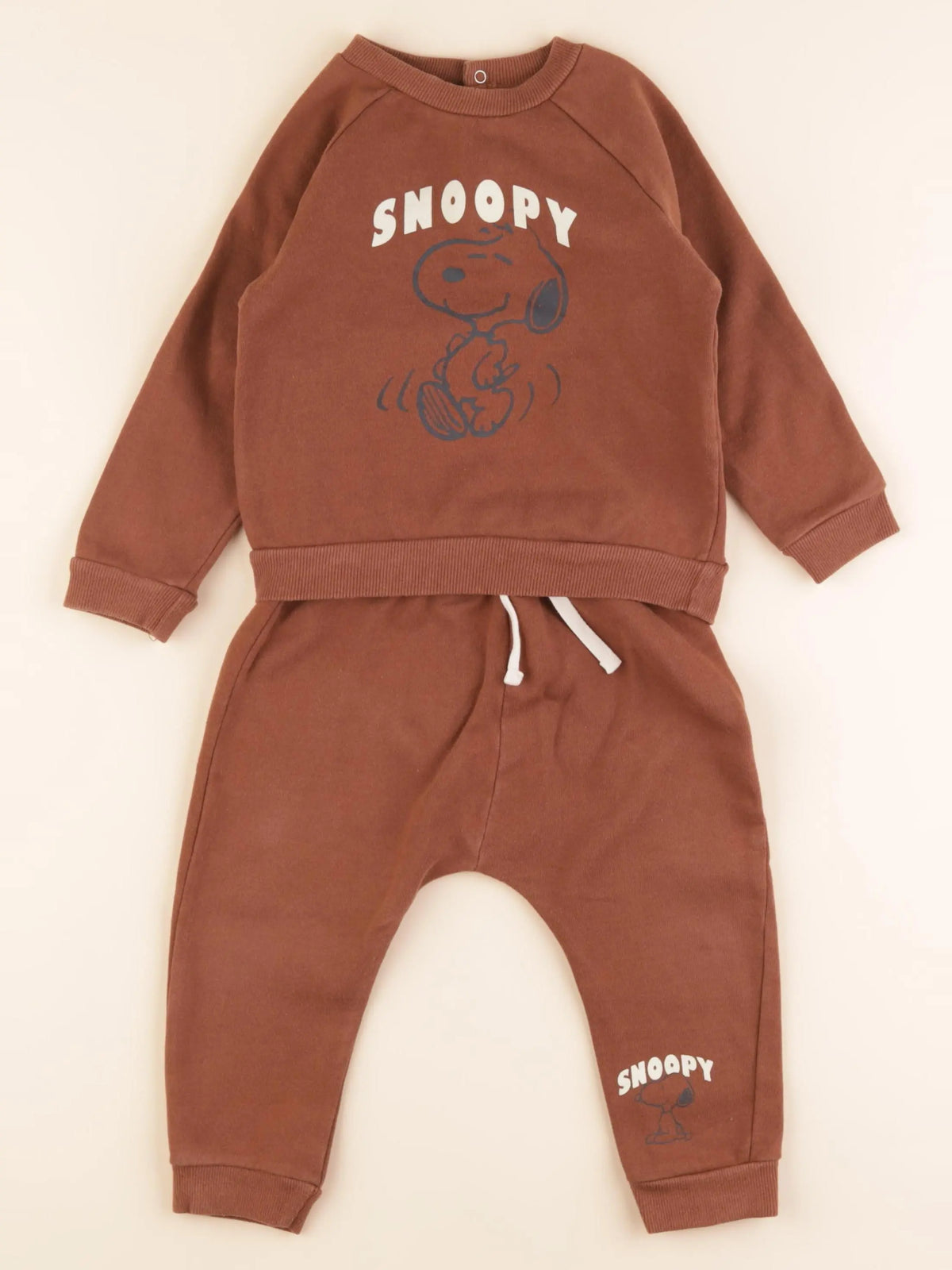 Vertbaudet - ensemble marron - 24 mois