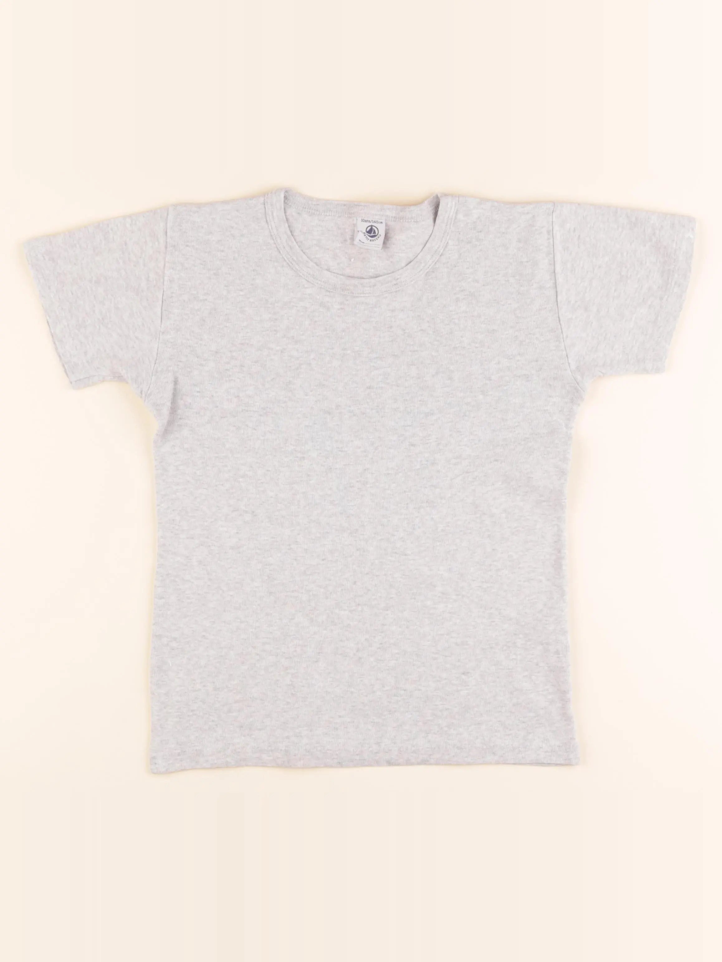 Petit Bateau - maillot de corps gris - 10 ans