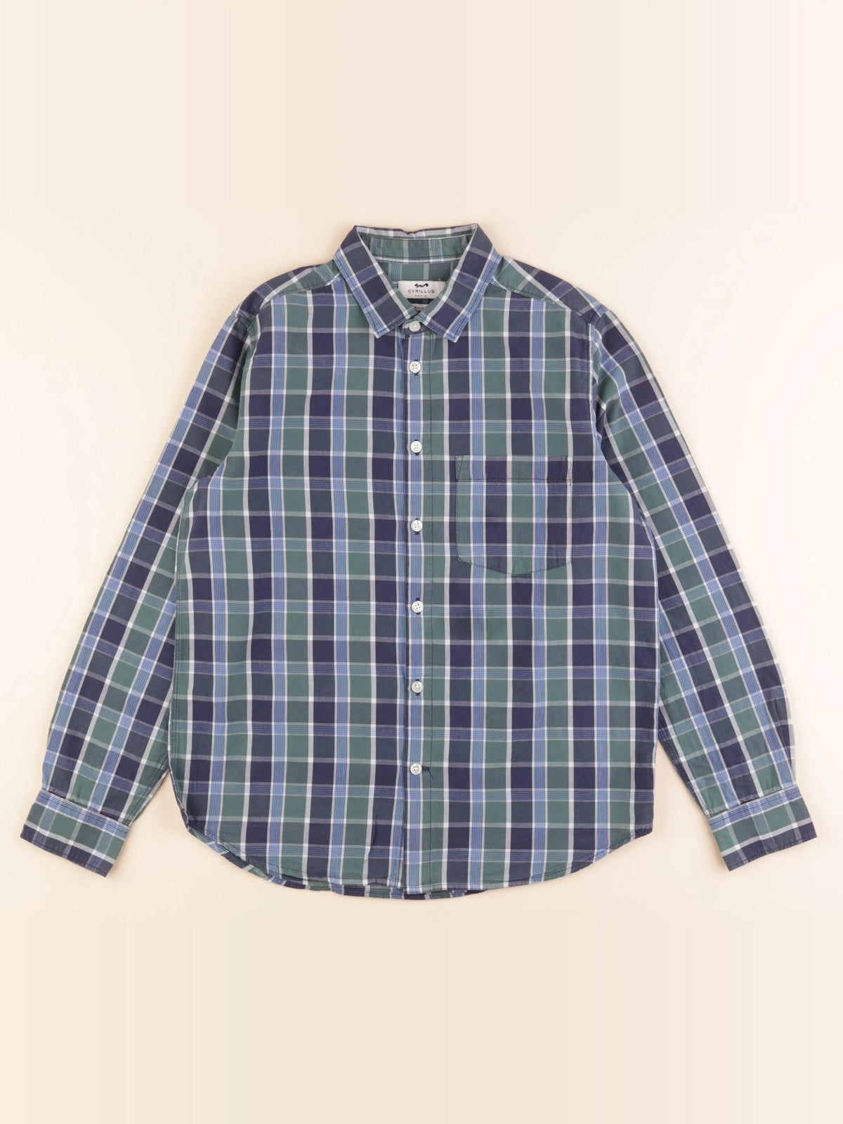 Cyrillus - chemise multicolore - 12 ans