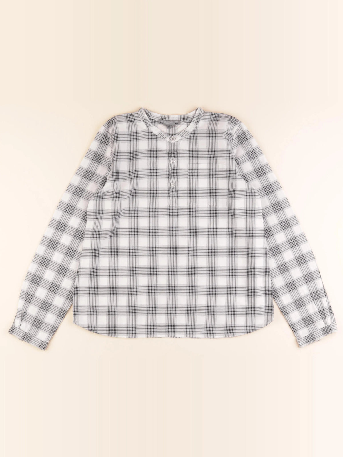 Bonpoint - chemise blanc, noir - 12 ans