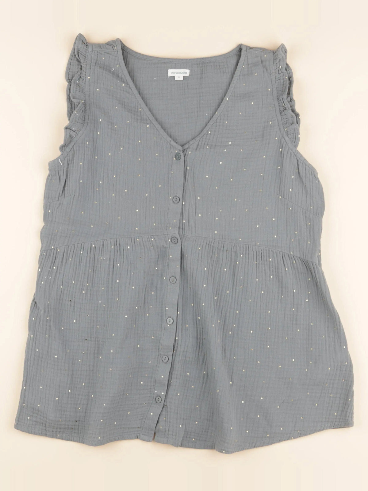 Vertbaudet - blouse allaitement, grossesse vert, or - 38