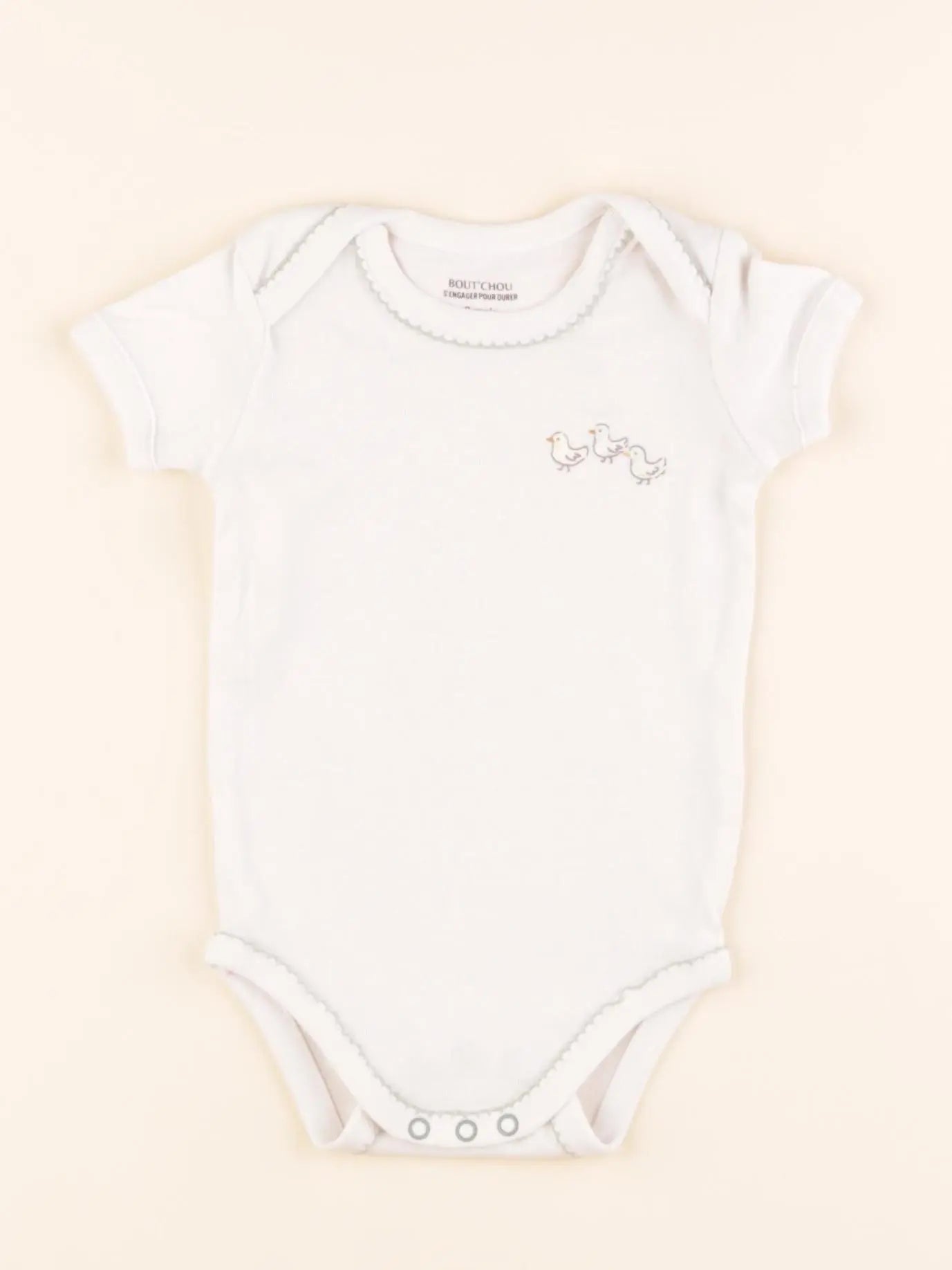 Boutchou - body blanc - 9 mois