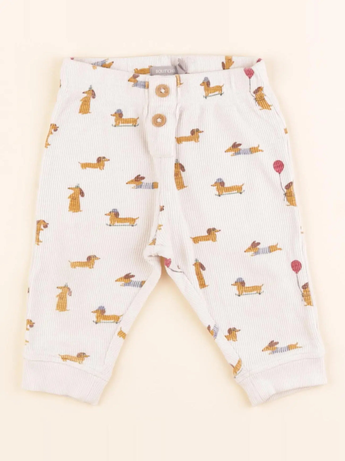 Boutchou - pantalon beige - 6 mois