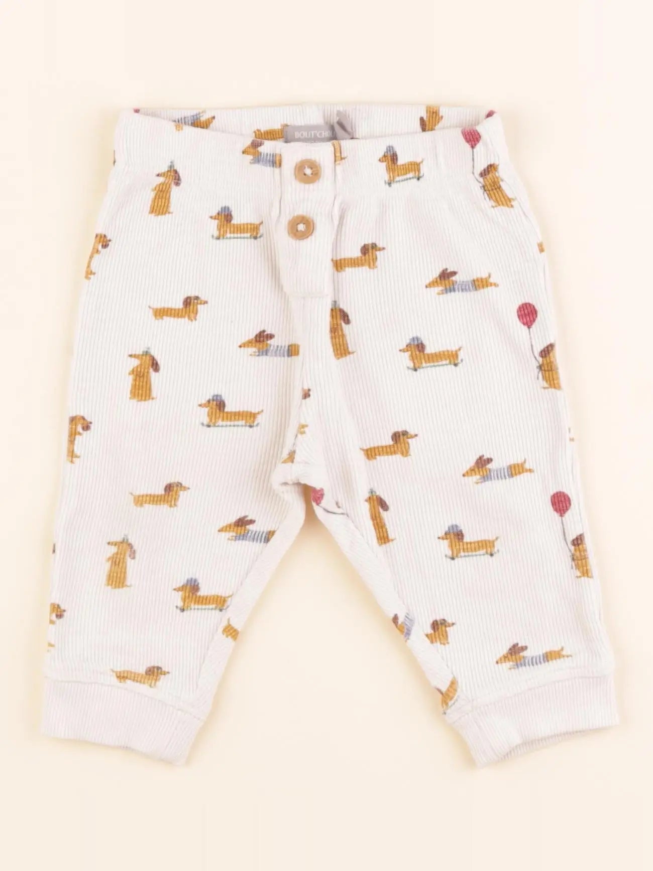 Boutchou - pantalon beige - 6 mois