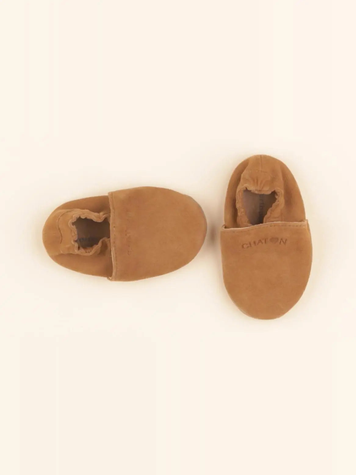 Vertbaudet - chaussons marron - pointure 18/19