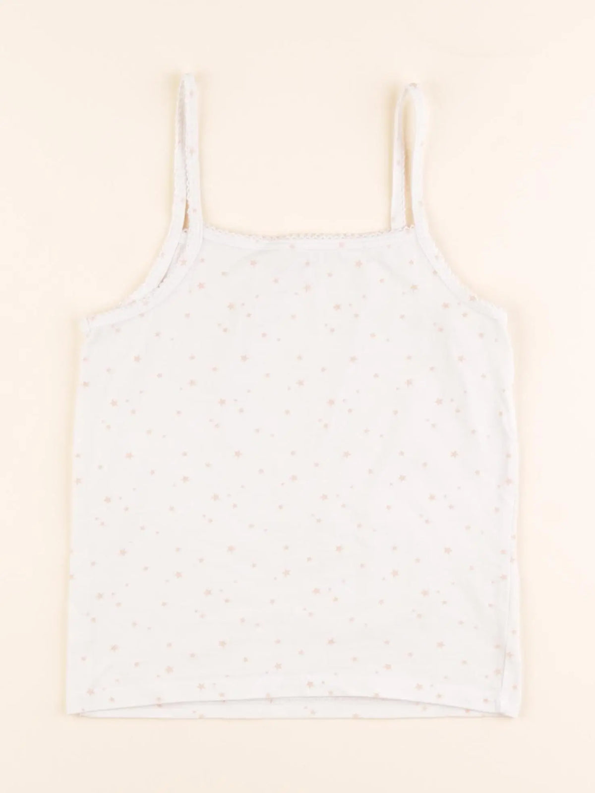 Vertbaudet - maillot de corps blanc, rose - 6 ans