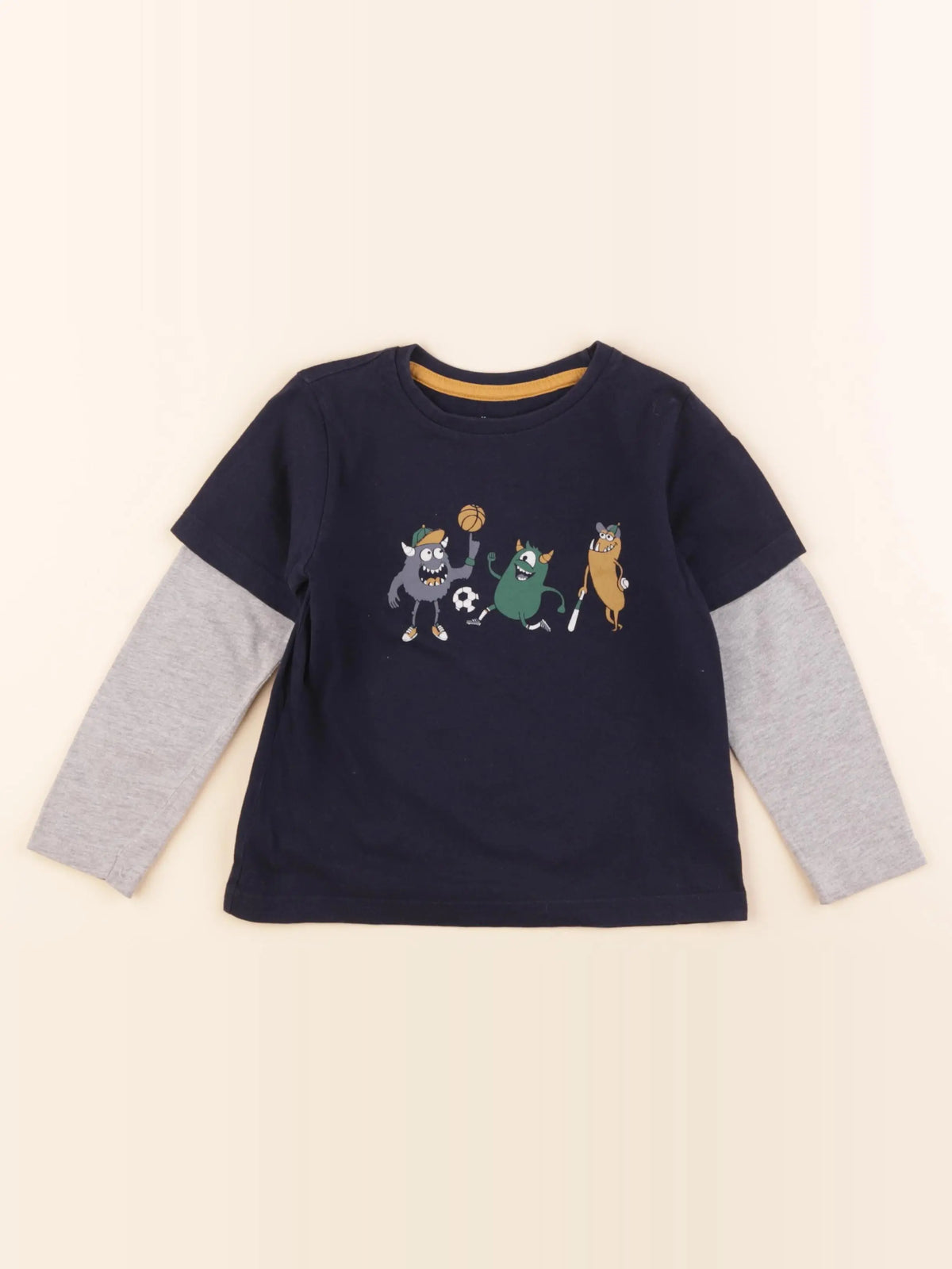 Vertbaudet - tee-shirt multicolore - 4 ans