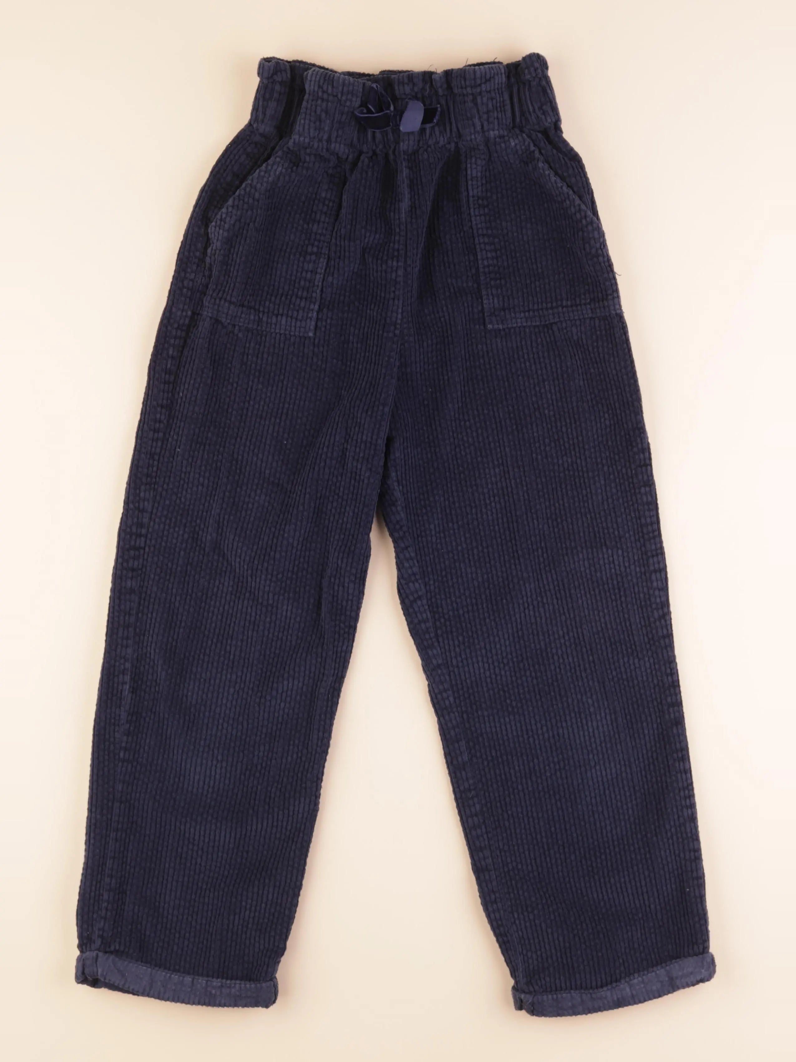 Vertbaudet - pantalon bleu - 10 ans