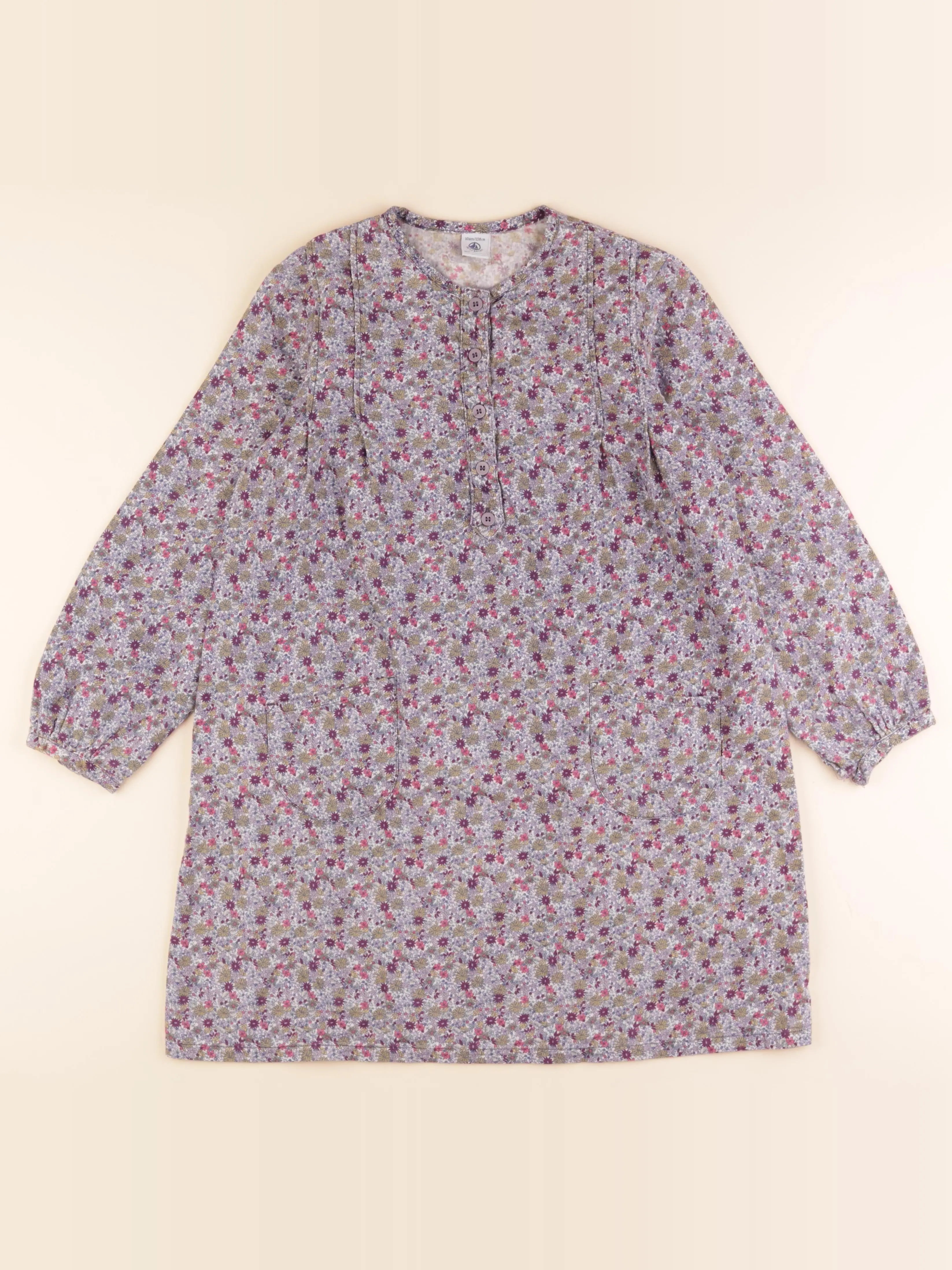Petit Bateau - robe multicolore - 10 ans
