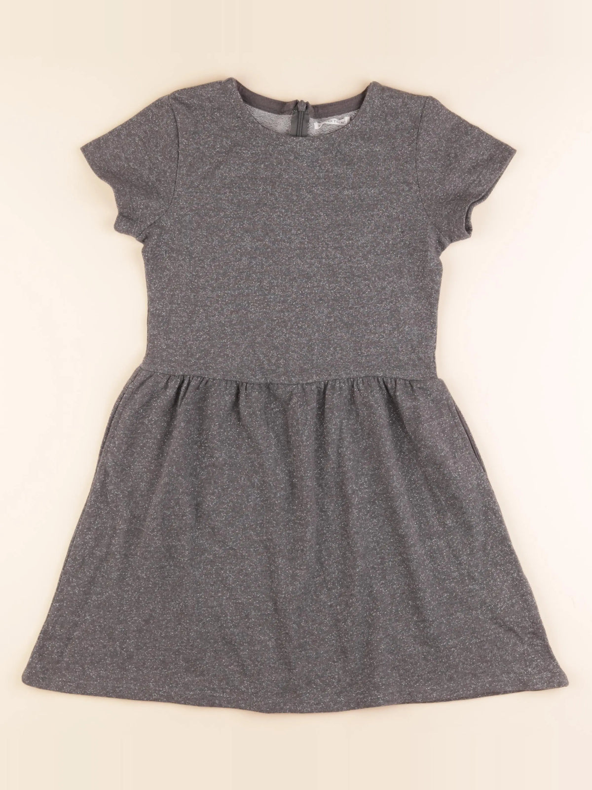 Monoprix - robe gris - 12 ans