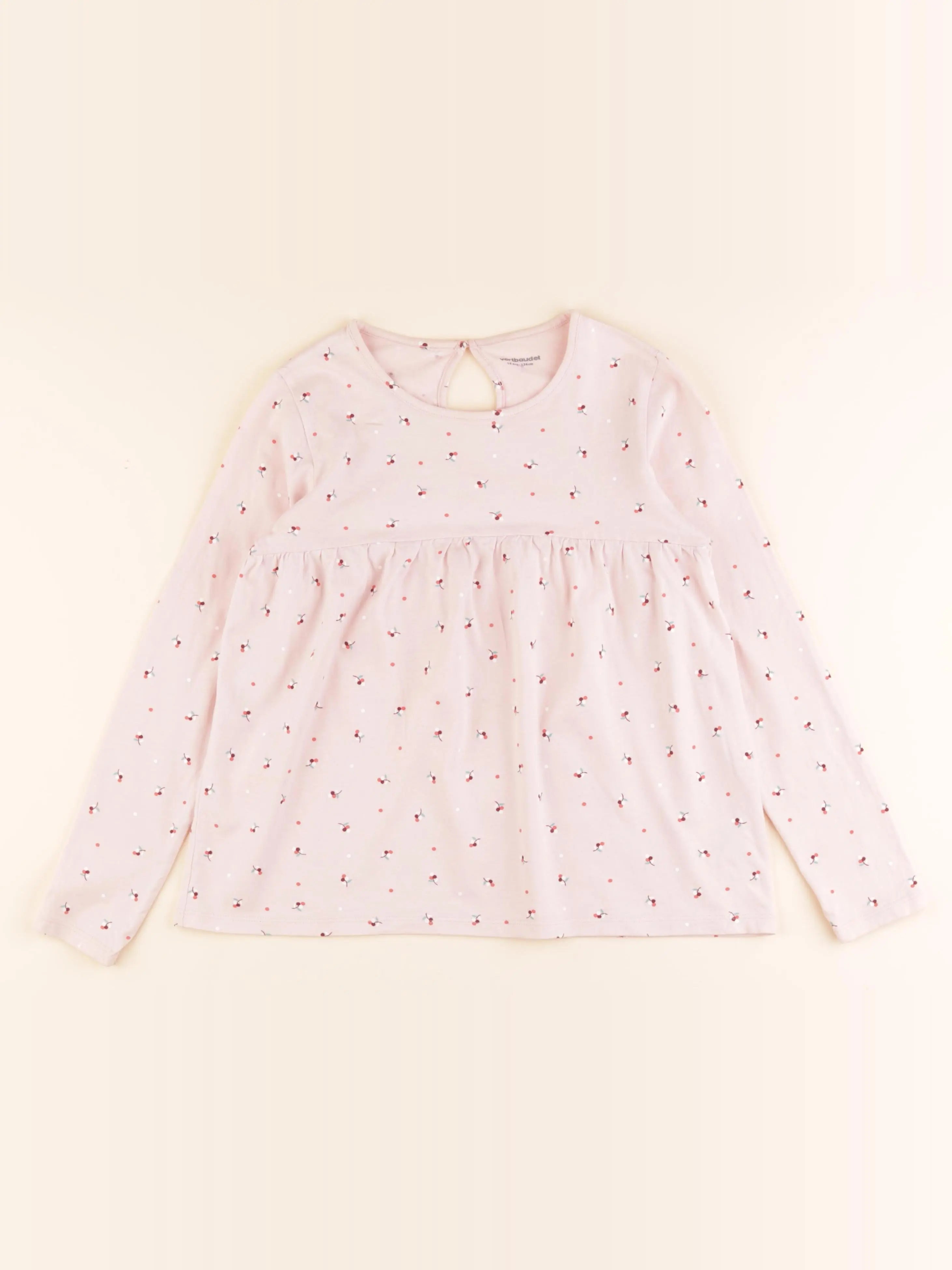 Vertbaudet - tee-shirt rose - 10 ans