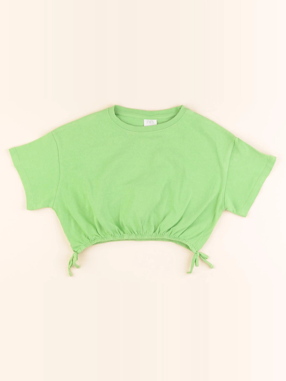 Zara - tee-shirt vert - 8/9 ans