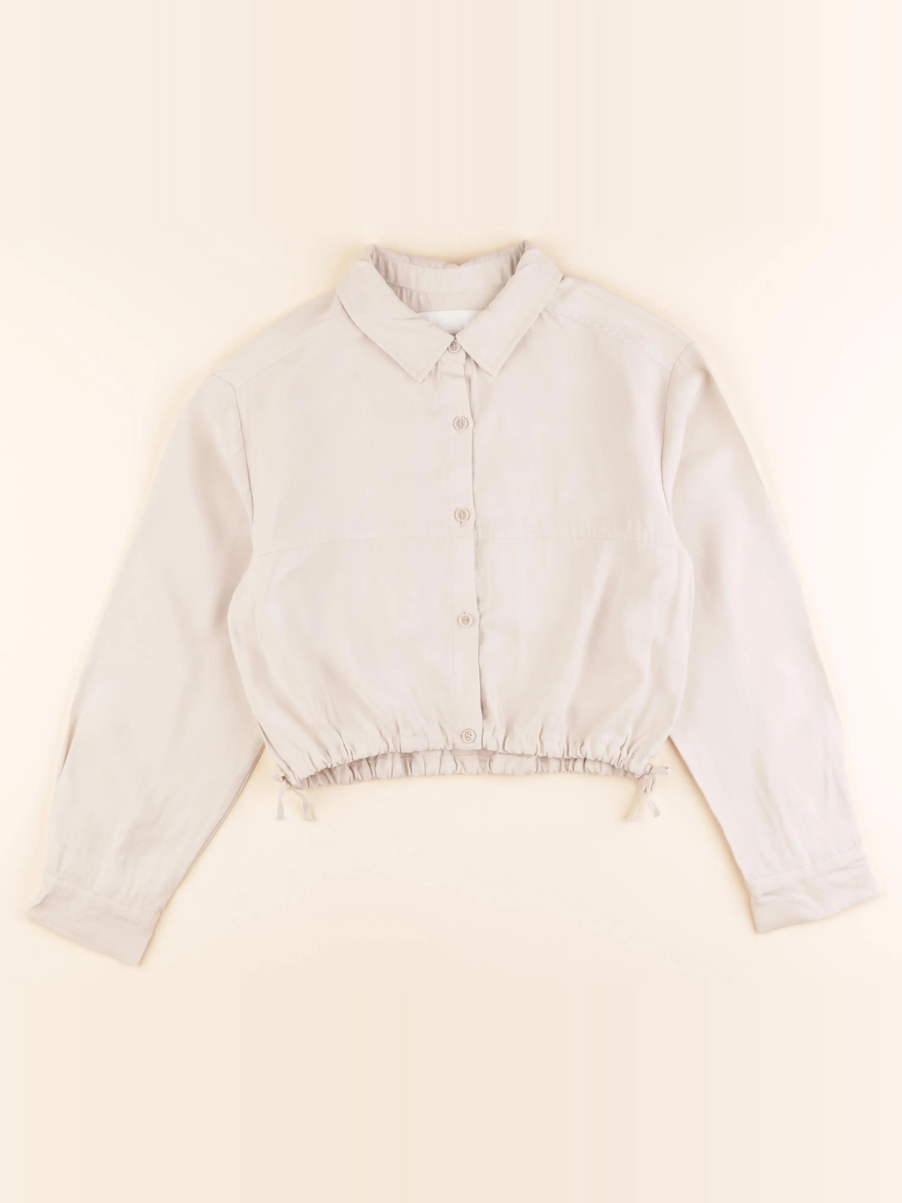 Zara - chemise beige - 8/9 ans