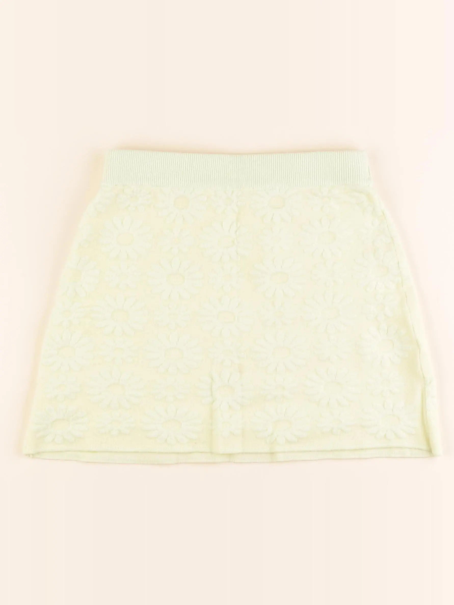 Zara - jupe jaune fluo - 8/9 ans