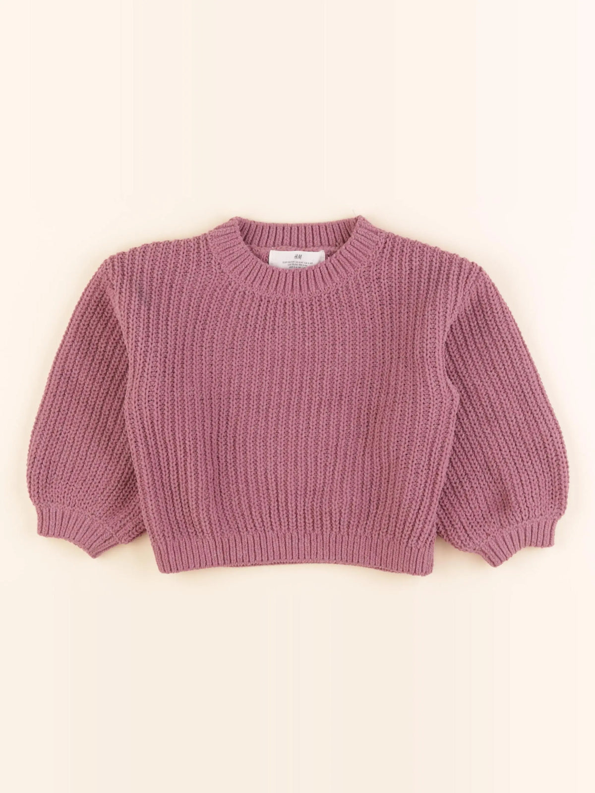 H&M - pull violet - 2/4 ans