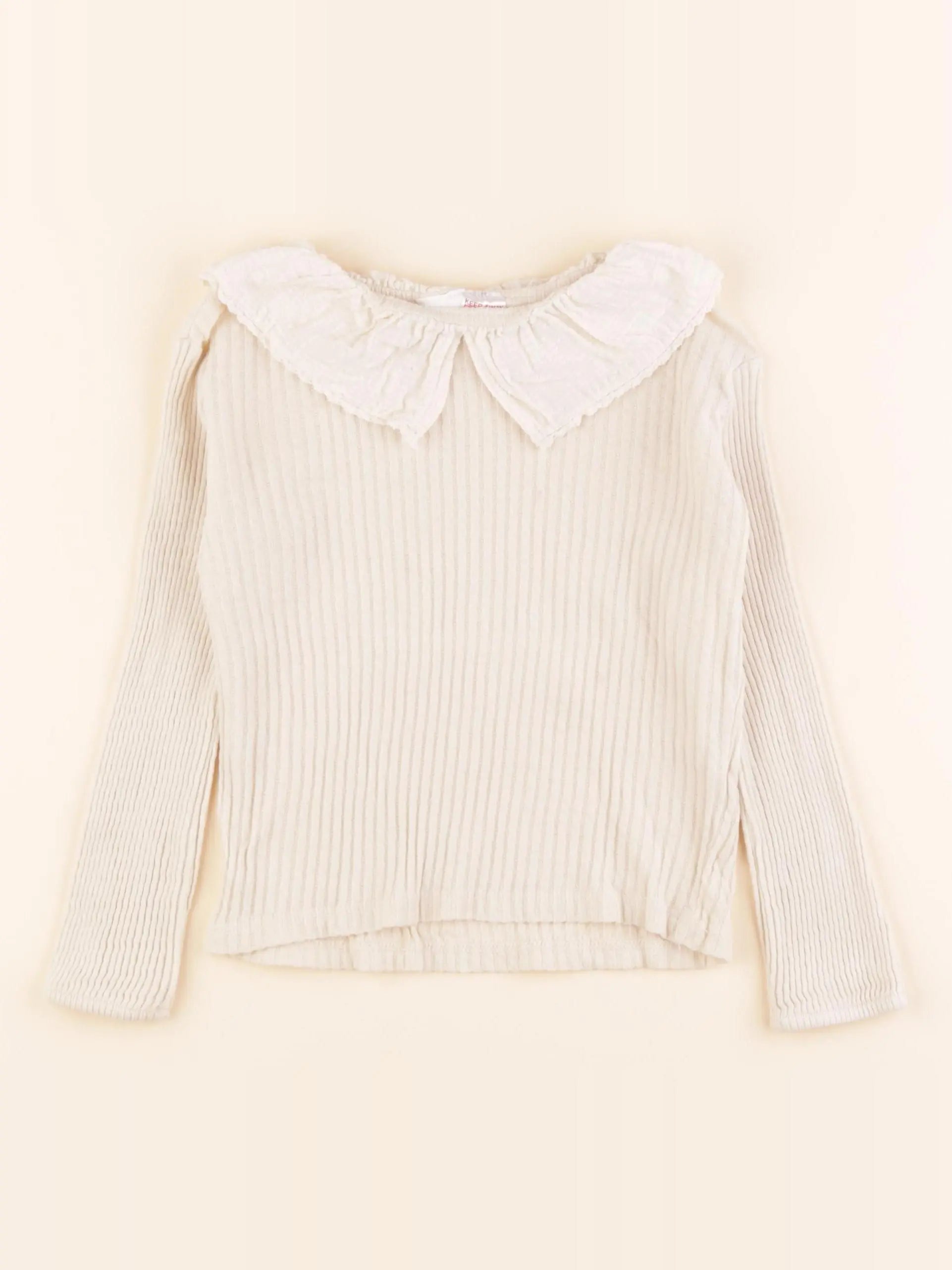 Zara - tee-shirt beige - 5 ans
