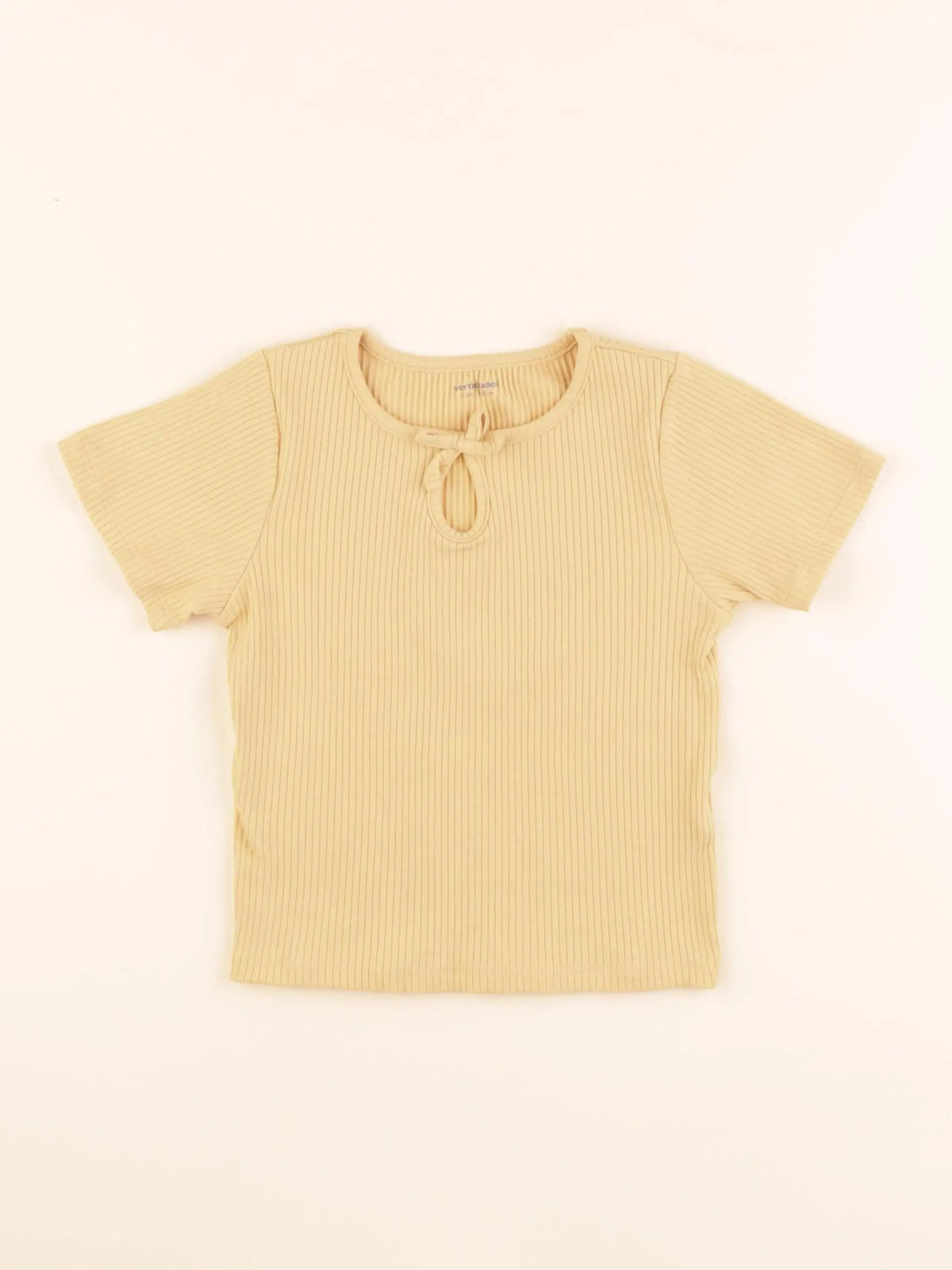Vertbaudet - tee-shirt jaune - 5 ans