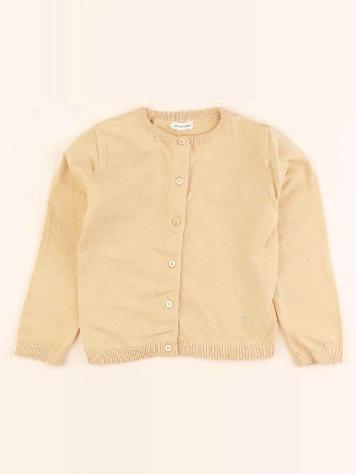 Vertbaudet - gilet jaune - 5 ans