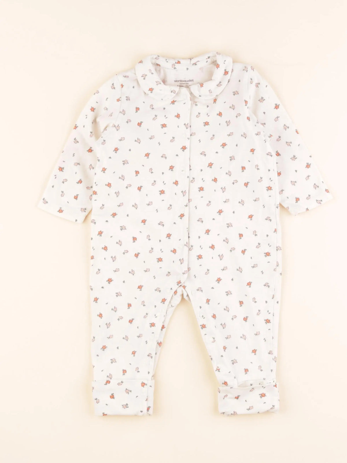 Vertbaudet - pyjama coton multicolore - 9 mois