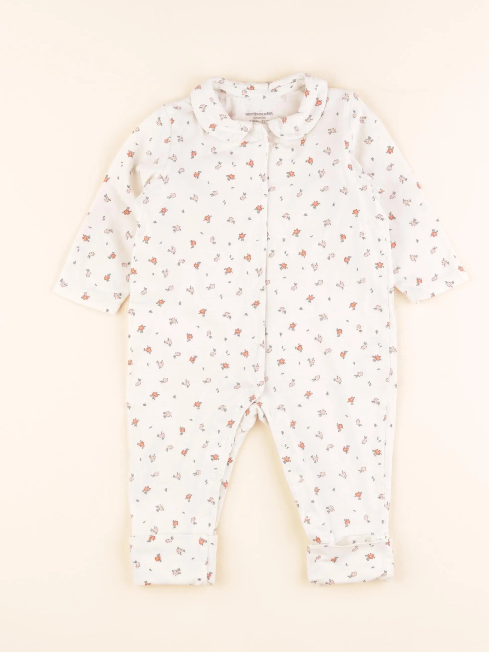 Vertbaudet - pyjama coton multicolore - 9 mois