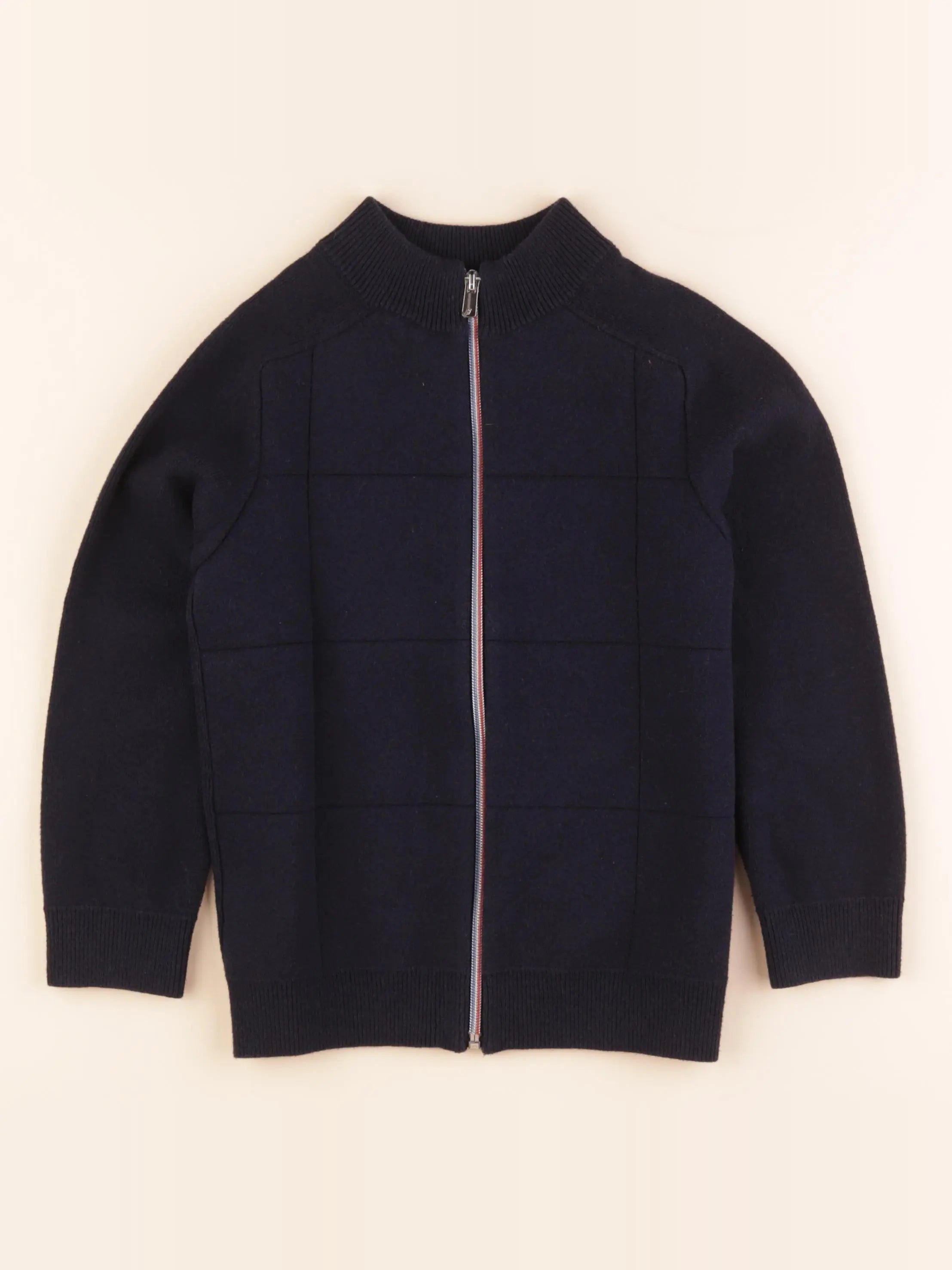 Jacadi - gilet bleu - 8 ans