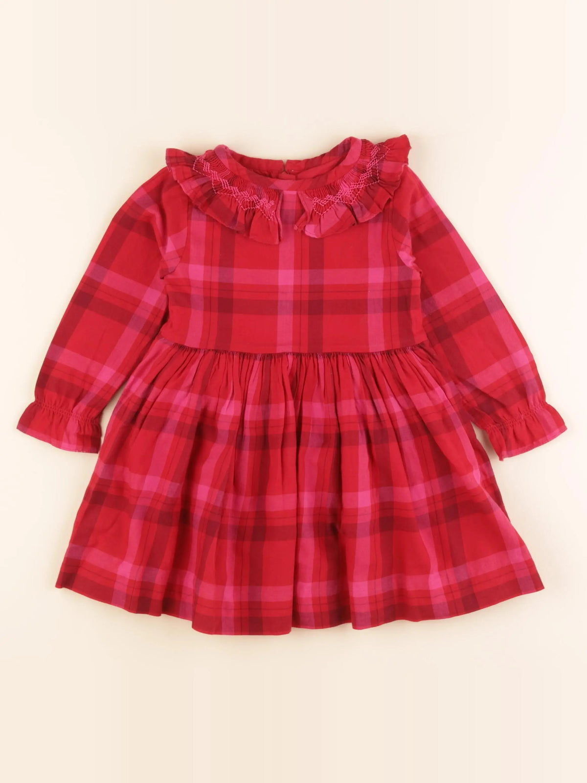 Jacadi - robe rouge, rose - 3 ans