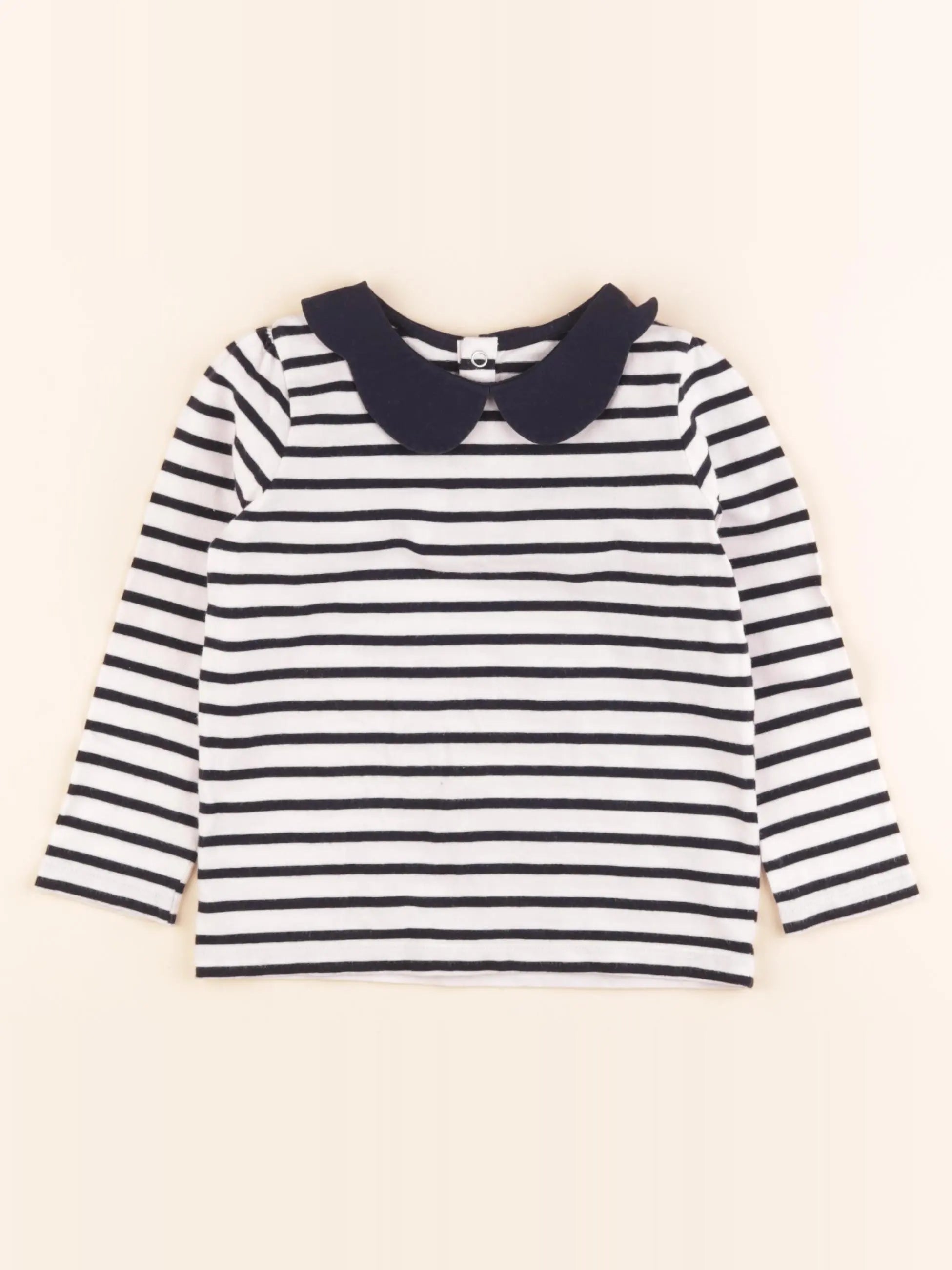 Jacadi - tee-shirt blanc, bleu - 3 ans