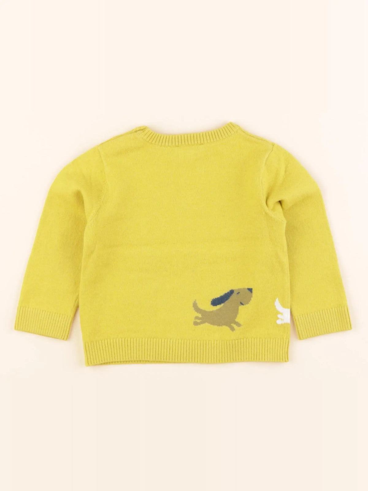 Jacadi - pull jaune - 18 mois