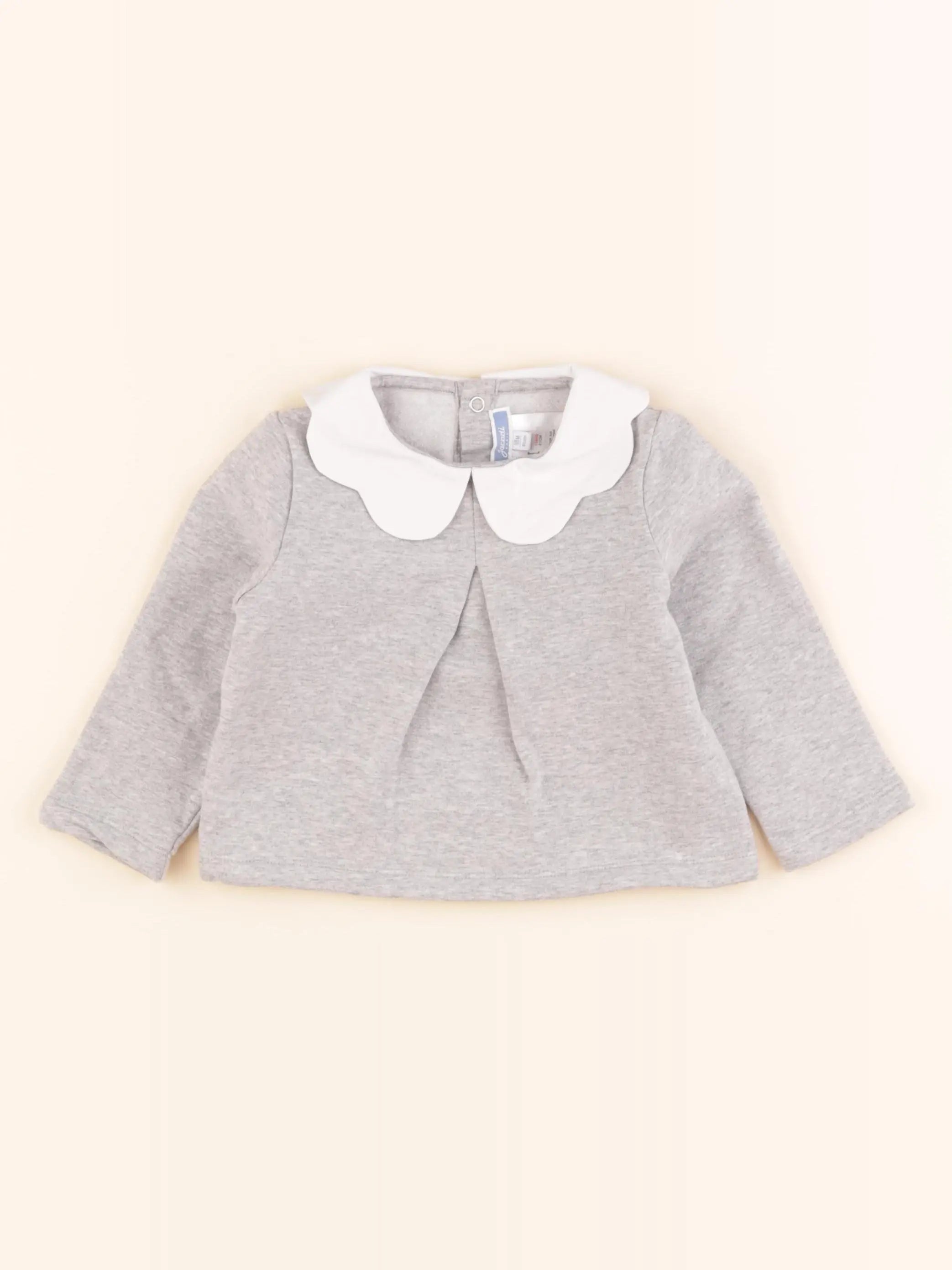 Jacadi - sweat gris - 18 mois