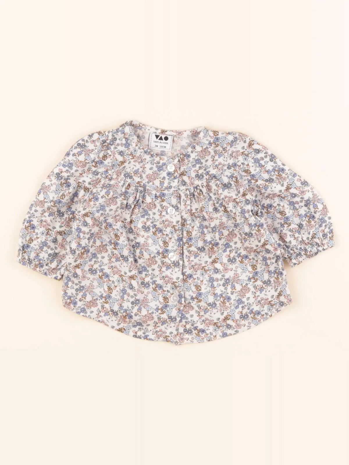 Tape à l'oeil - blouse multicolore - 3 mois
