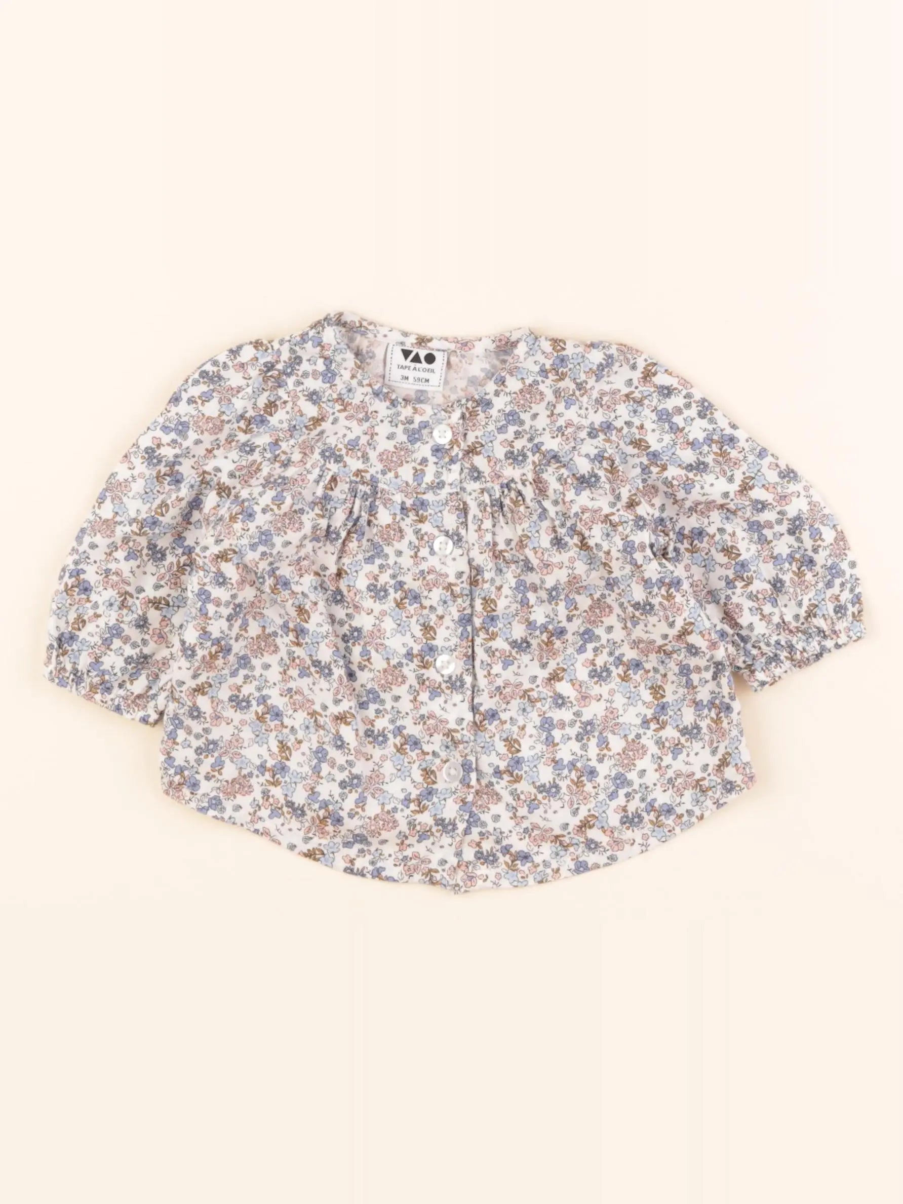 Tape à l'oeil - blouse multicolore - 3 mois