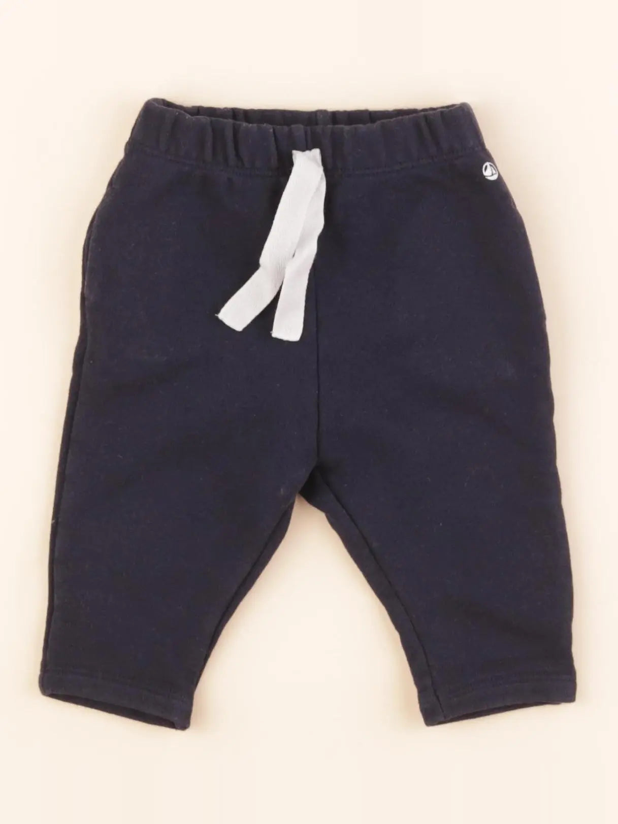 Petit Bateau - pantalon bleu - 3 mois
