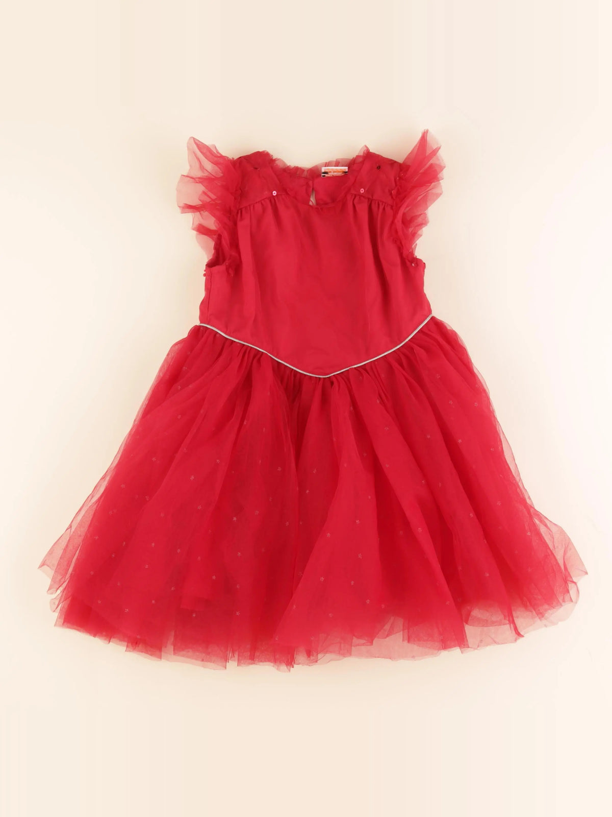 Tape à l'oeil - robe rouge - 4 ans