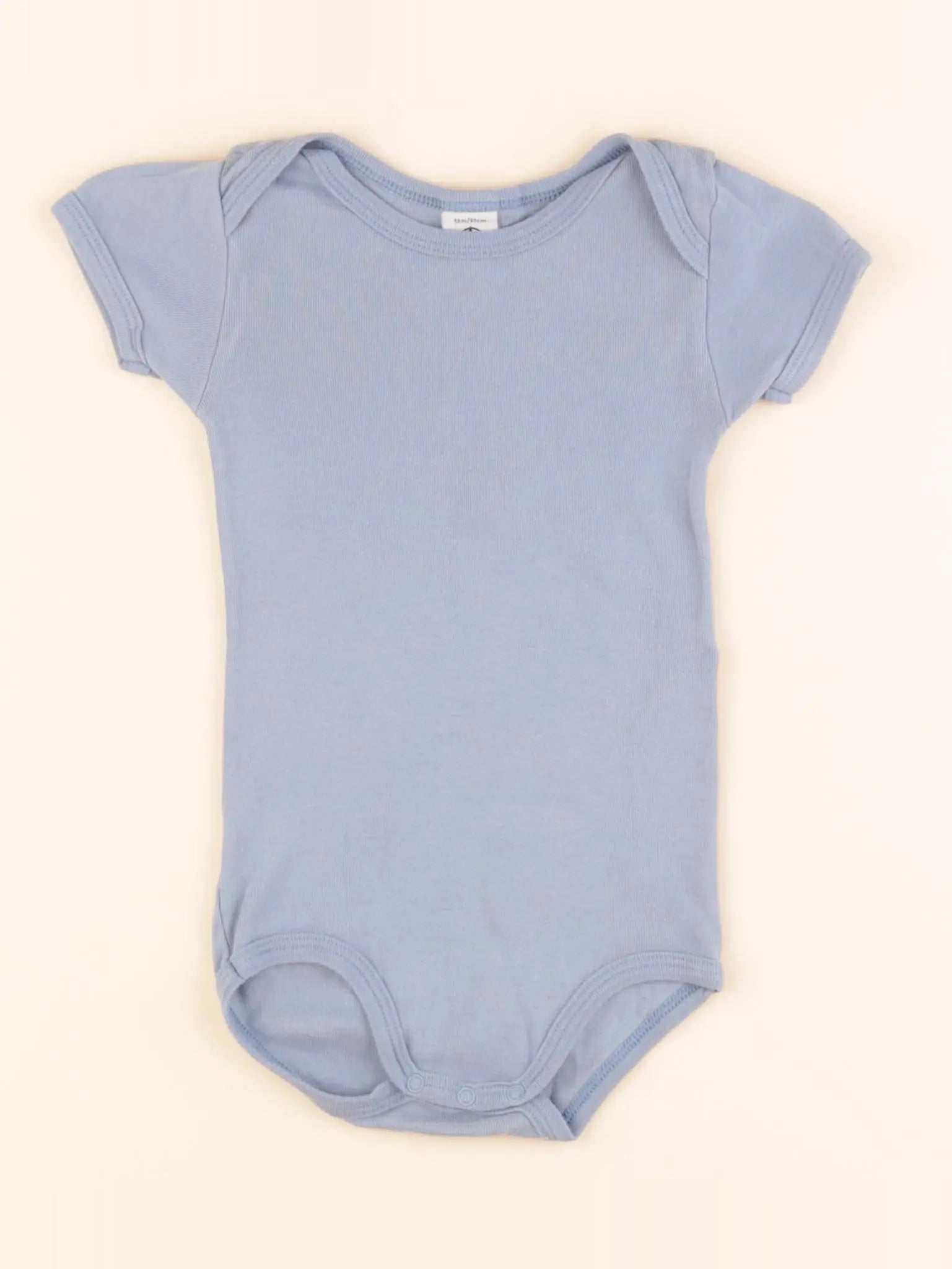 Petit Bateau - body bleu - 18 mois