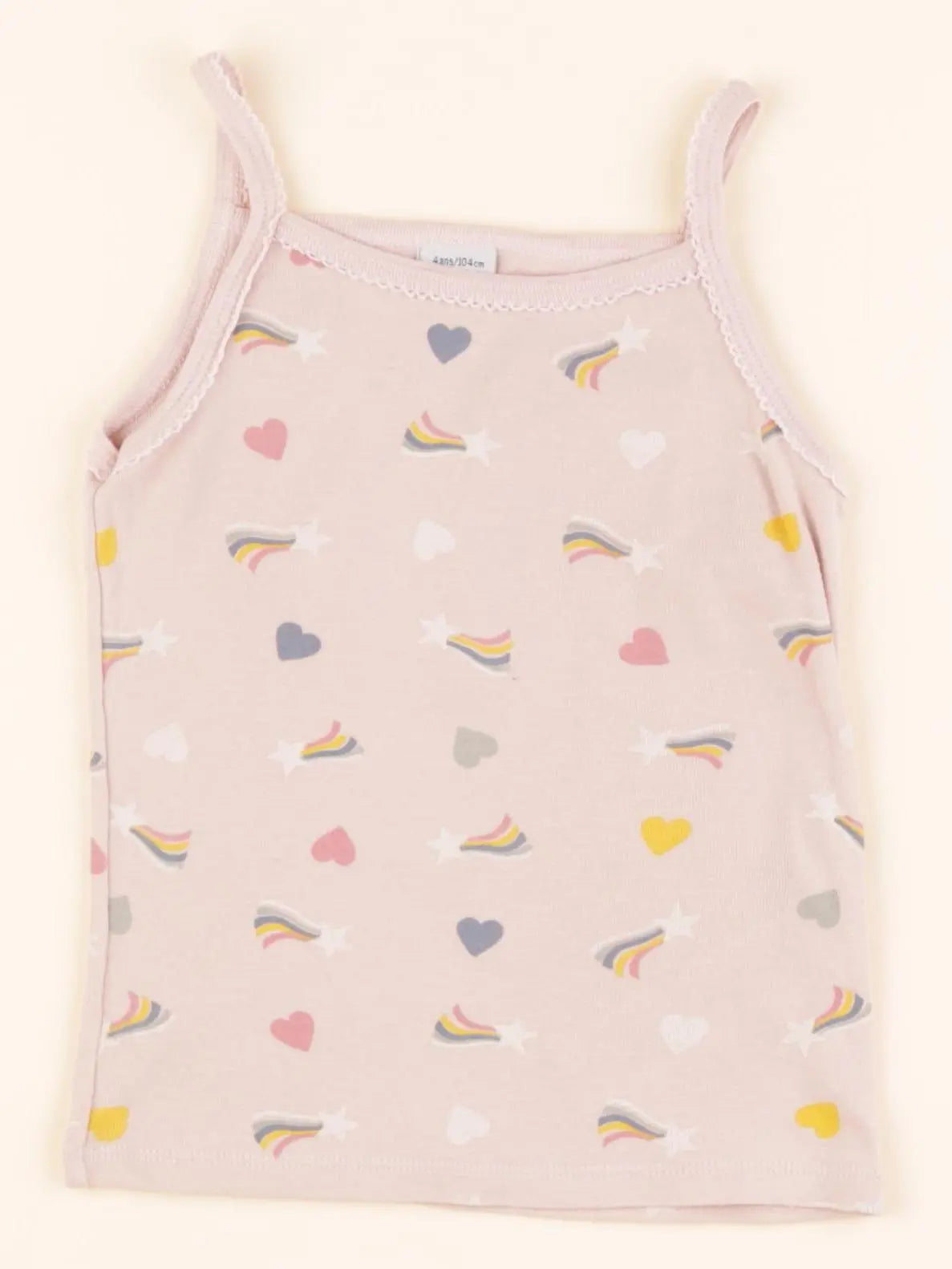 Petit Bateau - maillot de corps rose - 4 ans