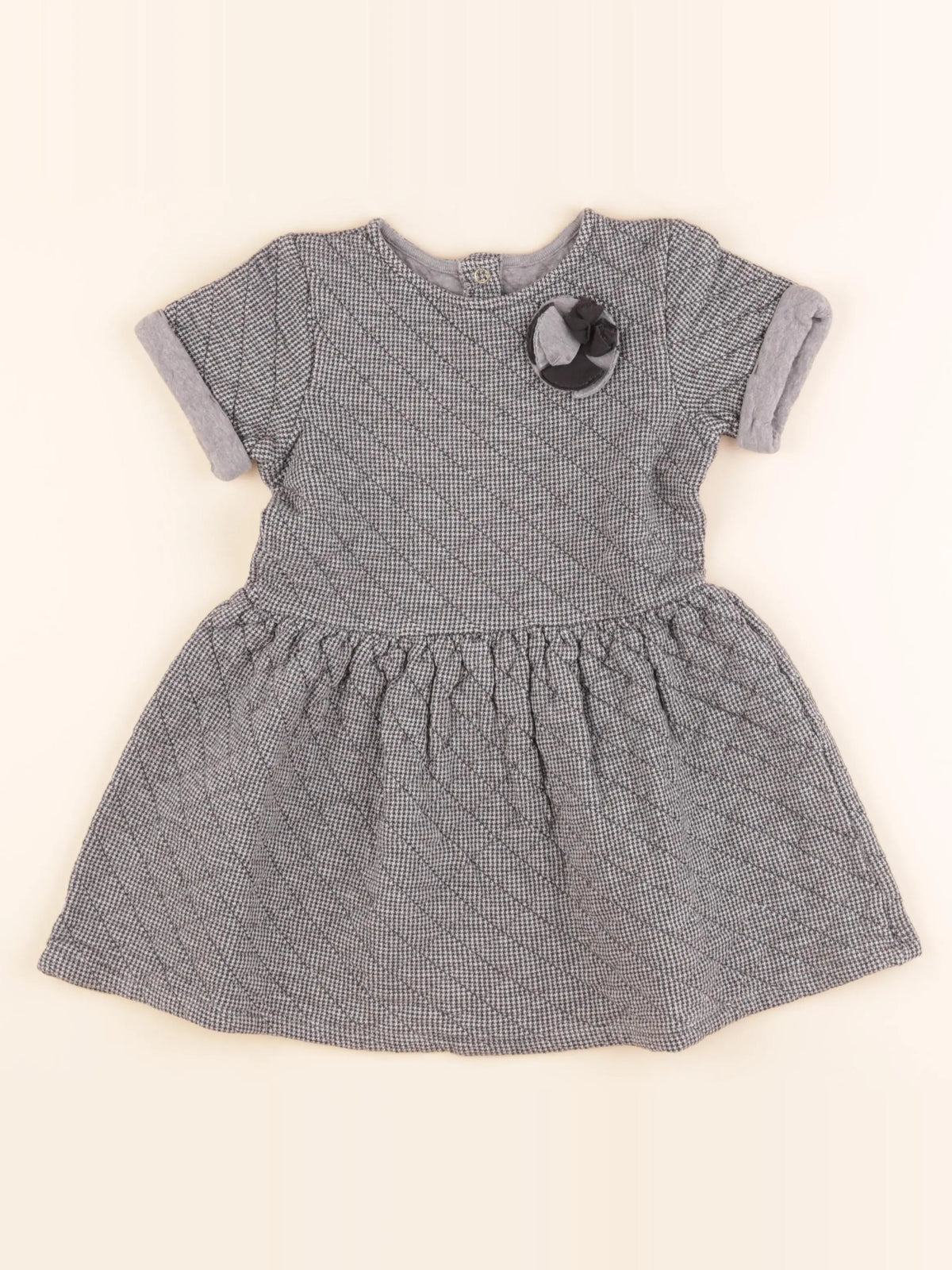 Petit Bateau - robe gris - 6 ans