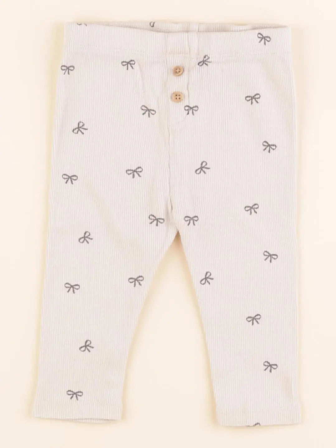 Vertbaudet - legging beige - 9 mois
