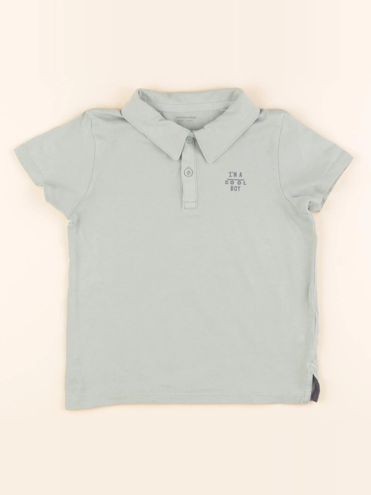 Vertbaudet - tee-shirt vert - 6 ans