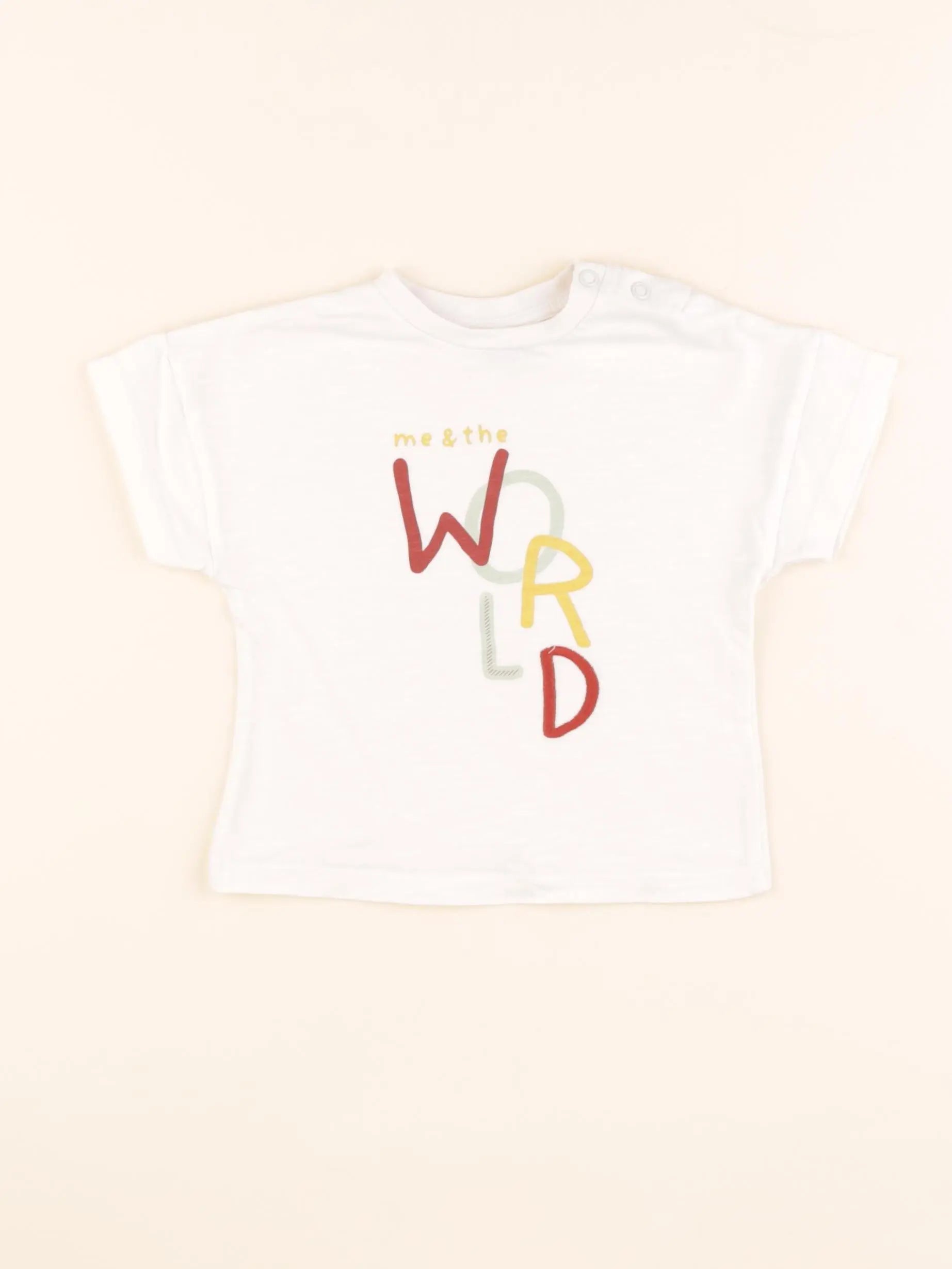 Tape à l'oeil - tee-shirt blanc - 18 mois