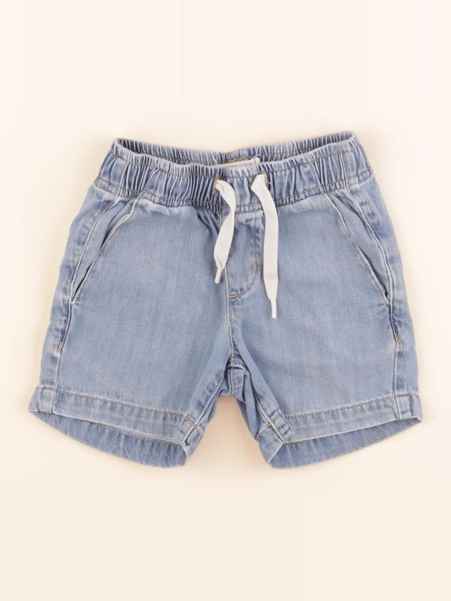 Monoprix - short bleu - 4 ans