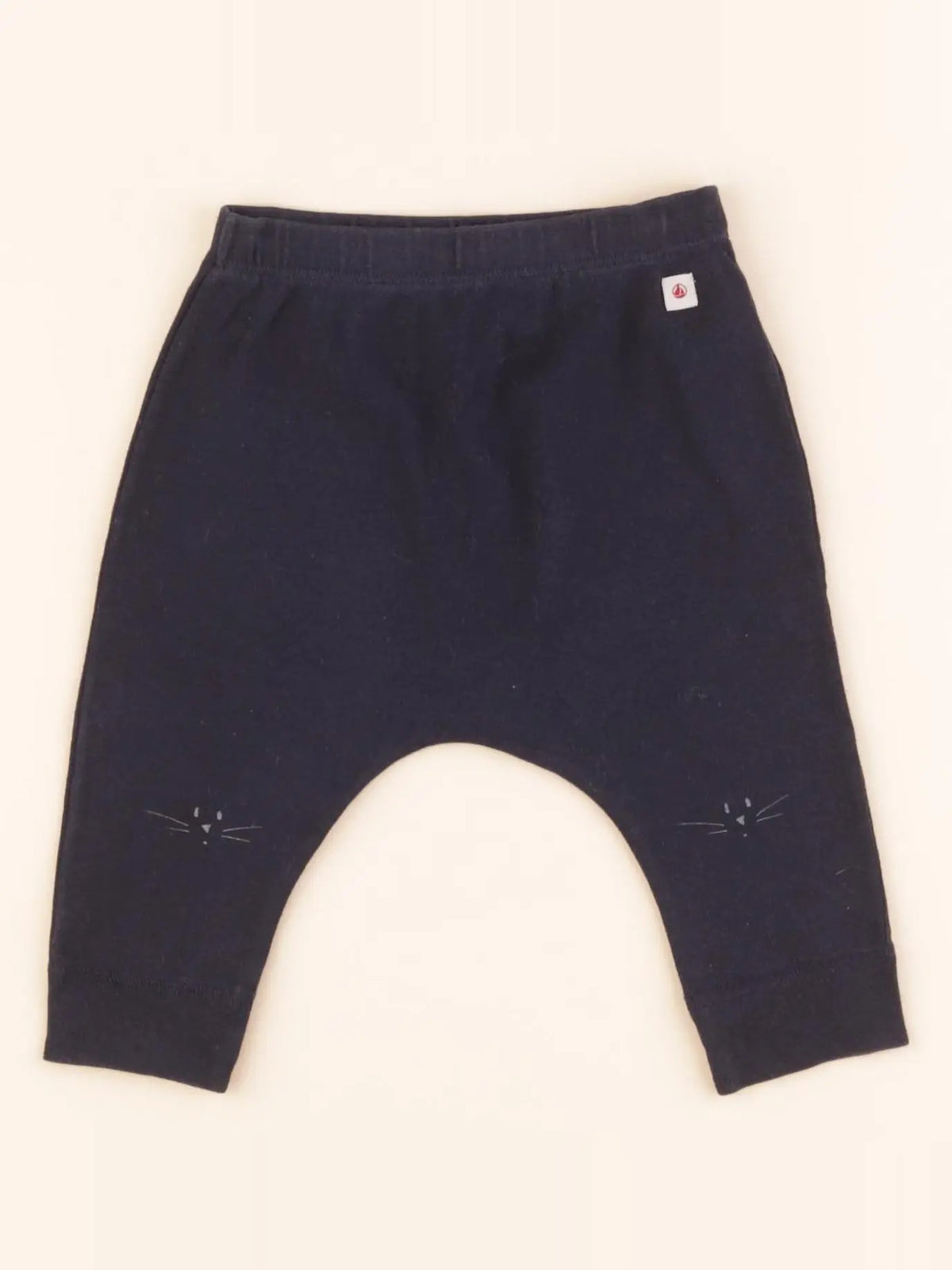 Petit Bateau - legging bleu - 6 mois