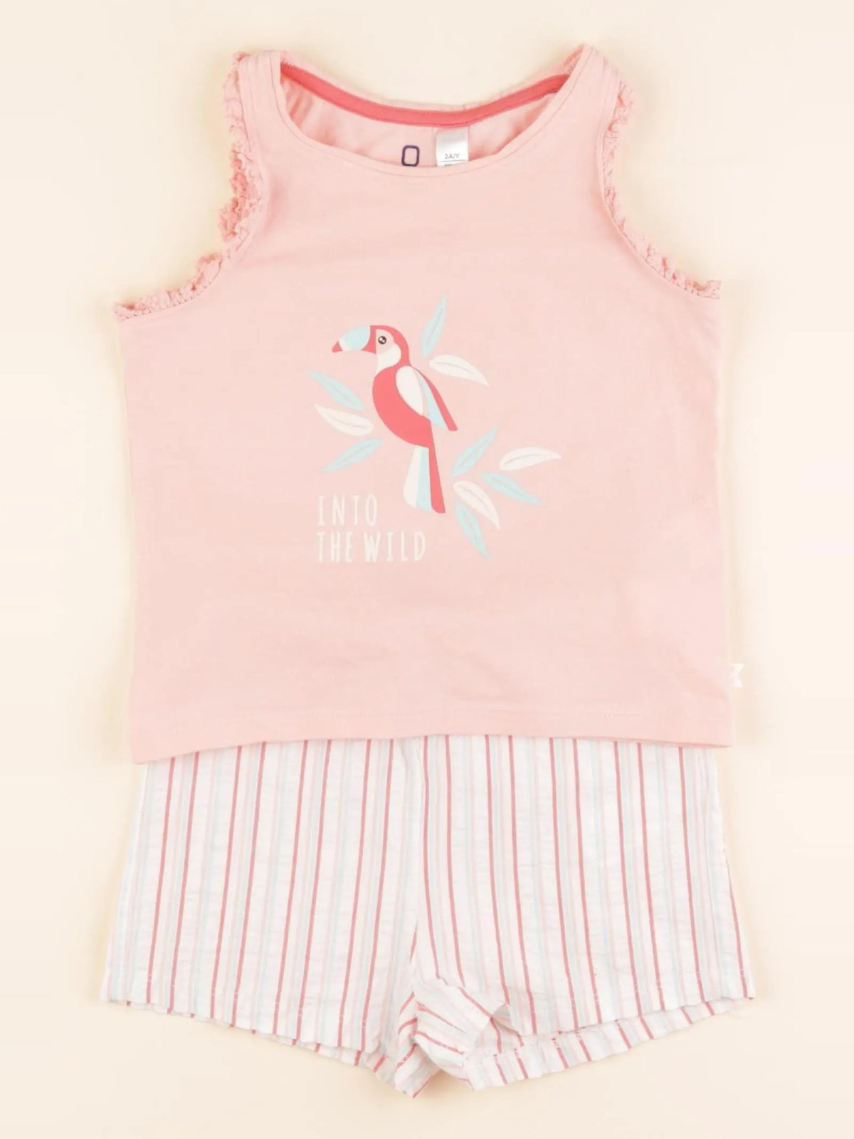 Okaidi - pyjama coton multicolore - 2 ans