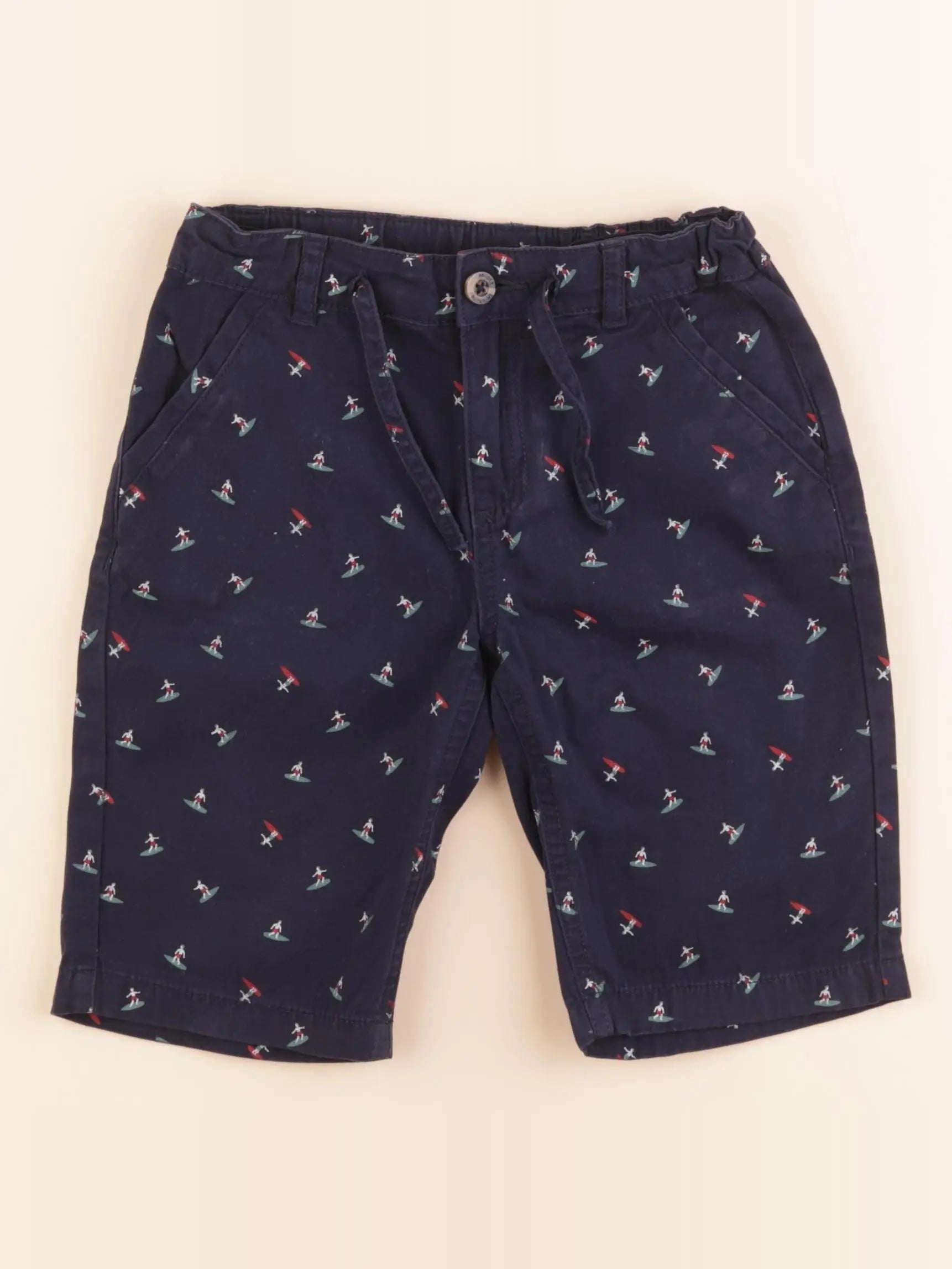 Vertbaudet - short bleu - 7 ans