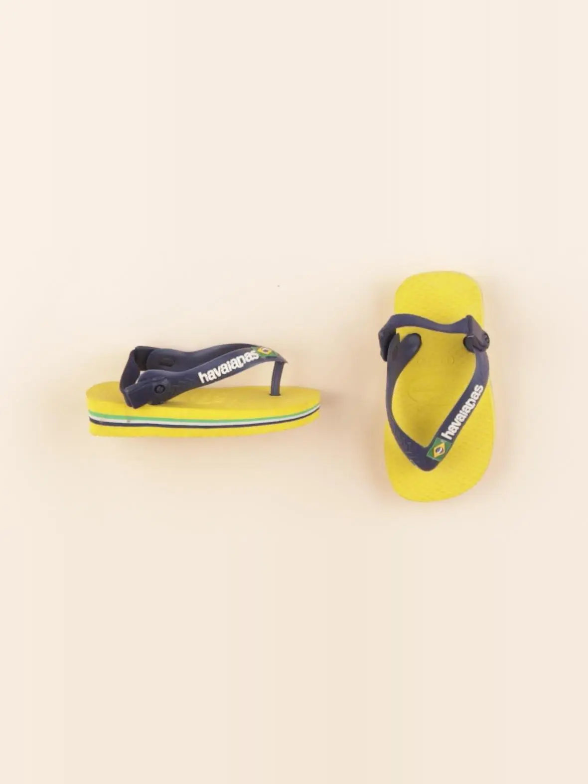 Havaianas - tongs jaune - pointure 17/18