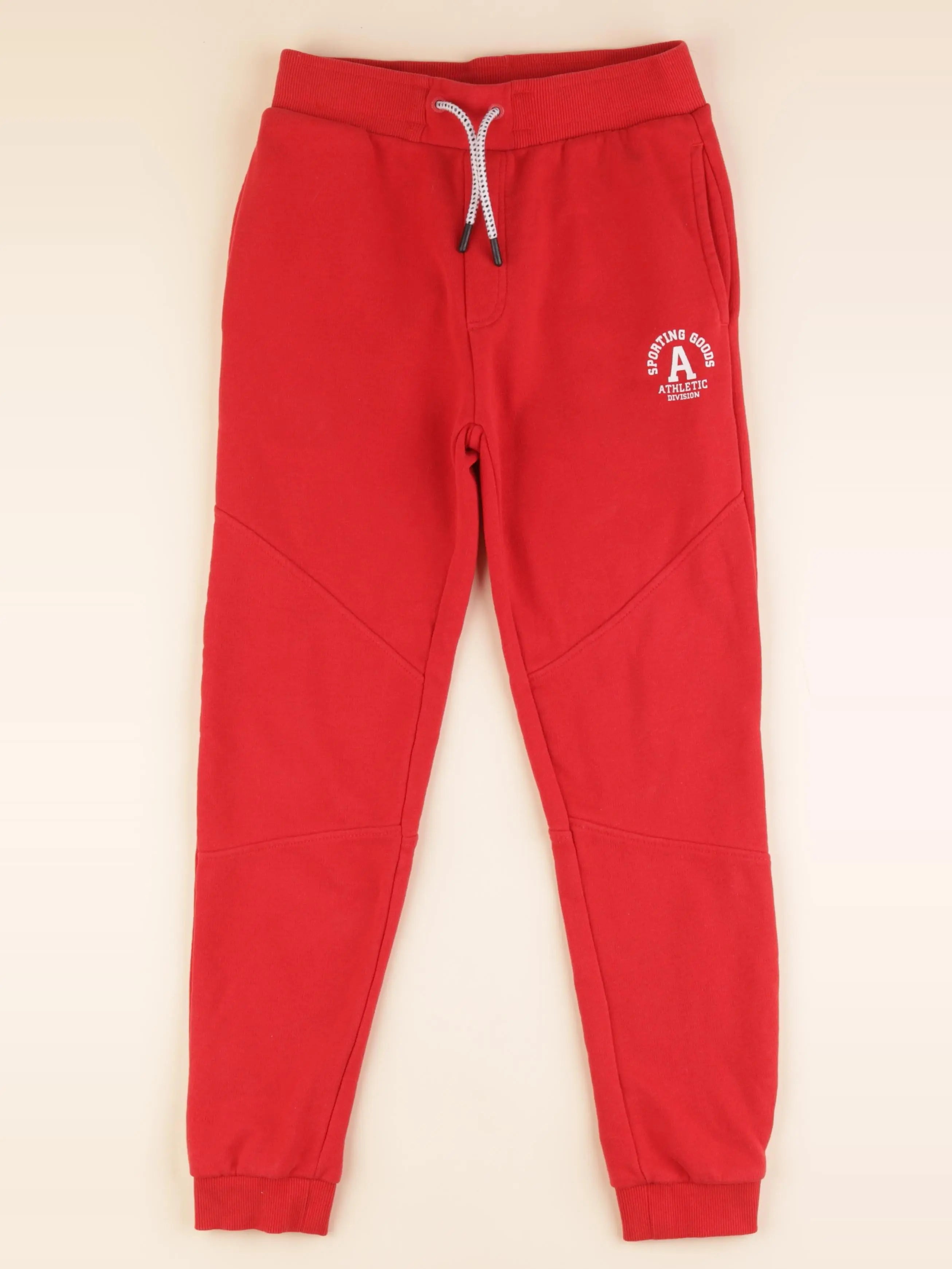 Vertbaudet - jogging rouge - 10 ans