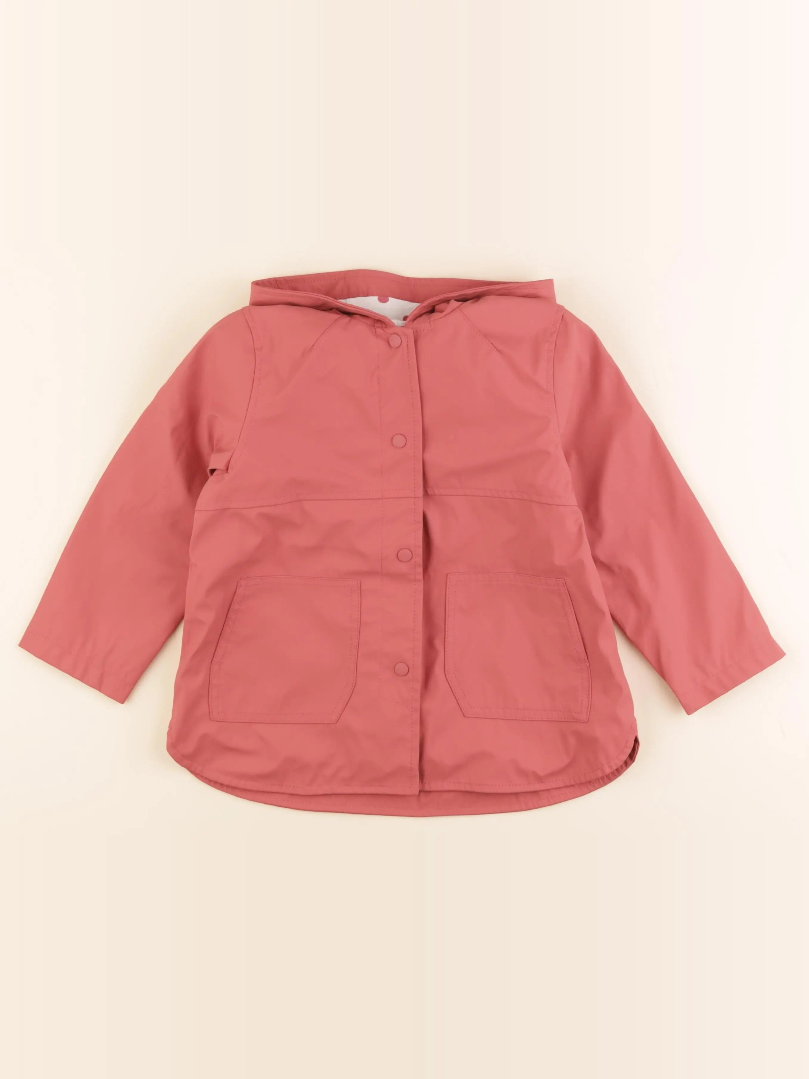 La Redoute - imperméable rose - 4 ans