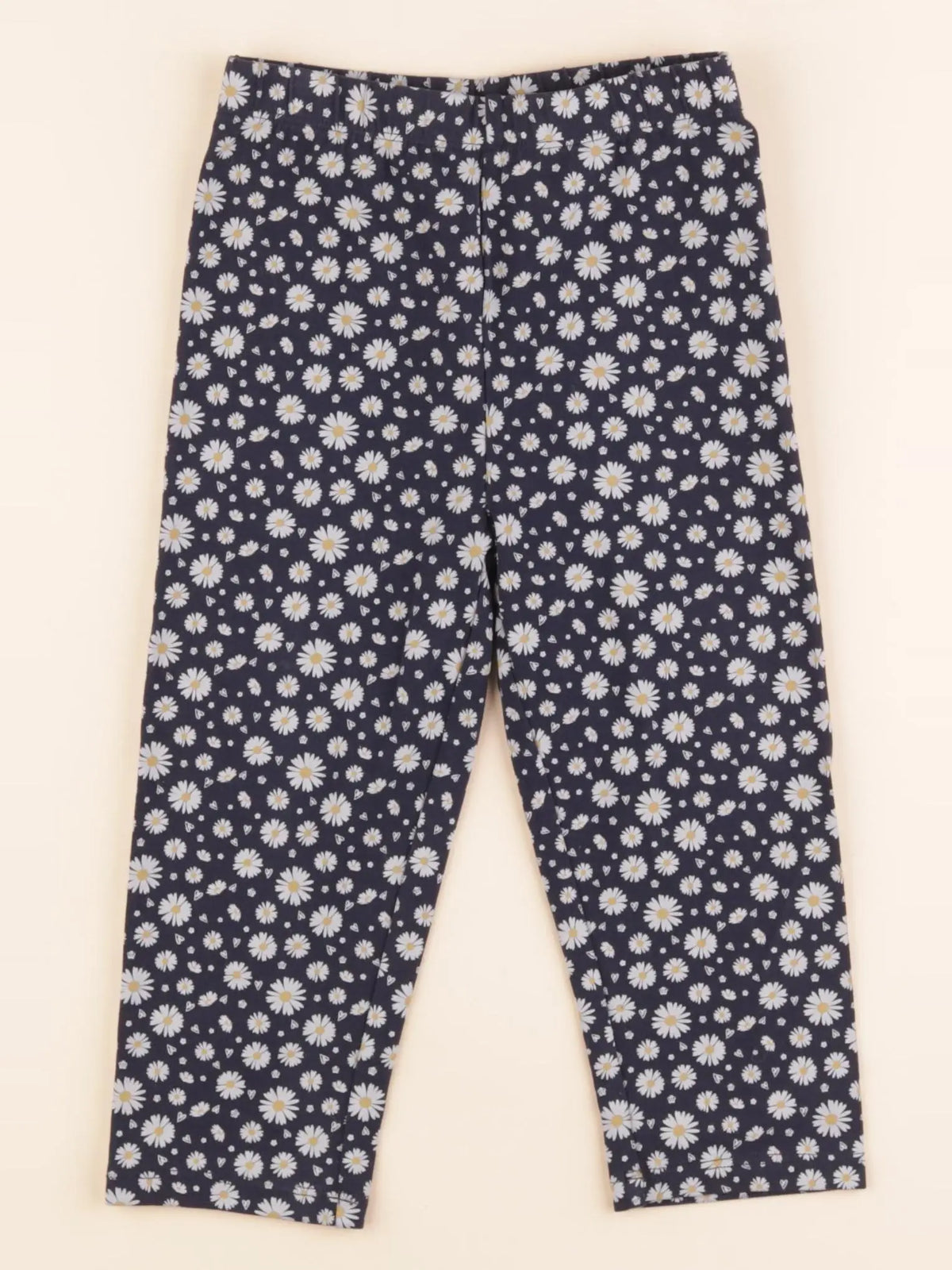 Vertbaudet - legging court bleu - 6 ans
