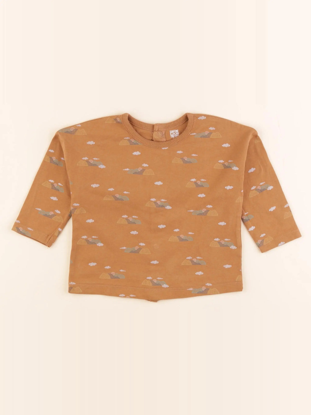La Redoute - tee-shirt marron - 12 mois